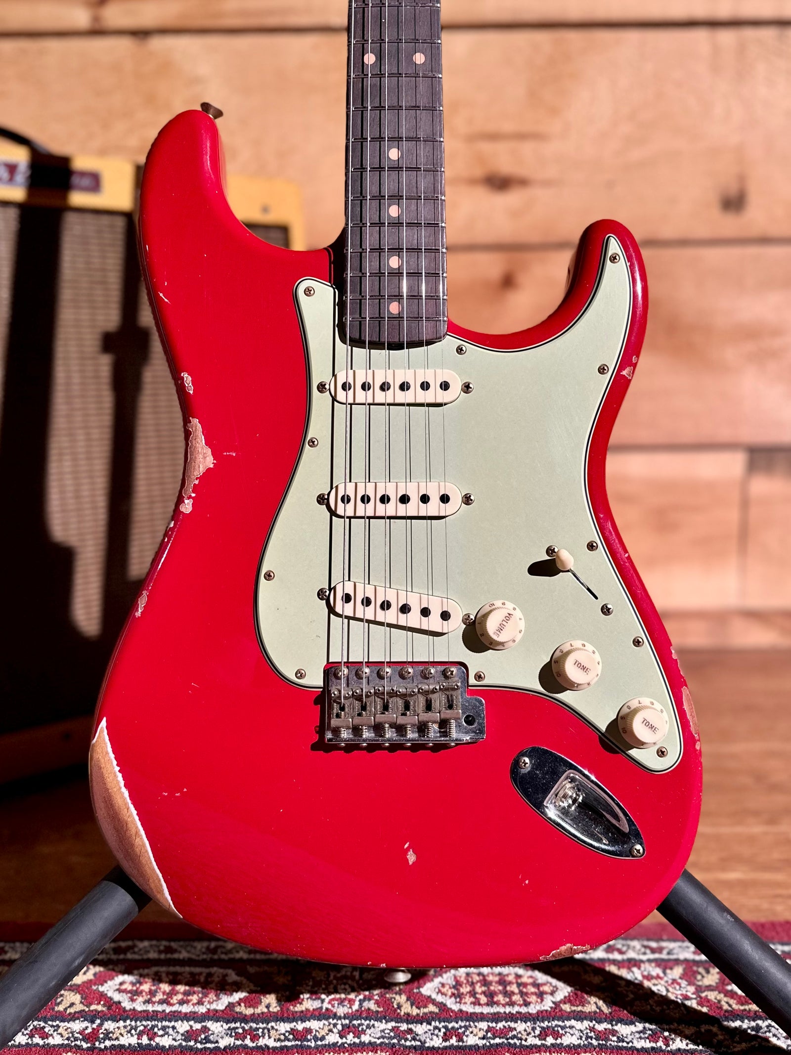 Fender Custom Shop '62 Stratocaster Relic, Aged Seminole Red