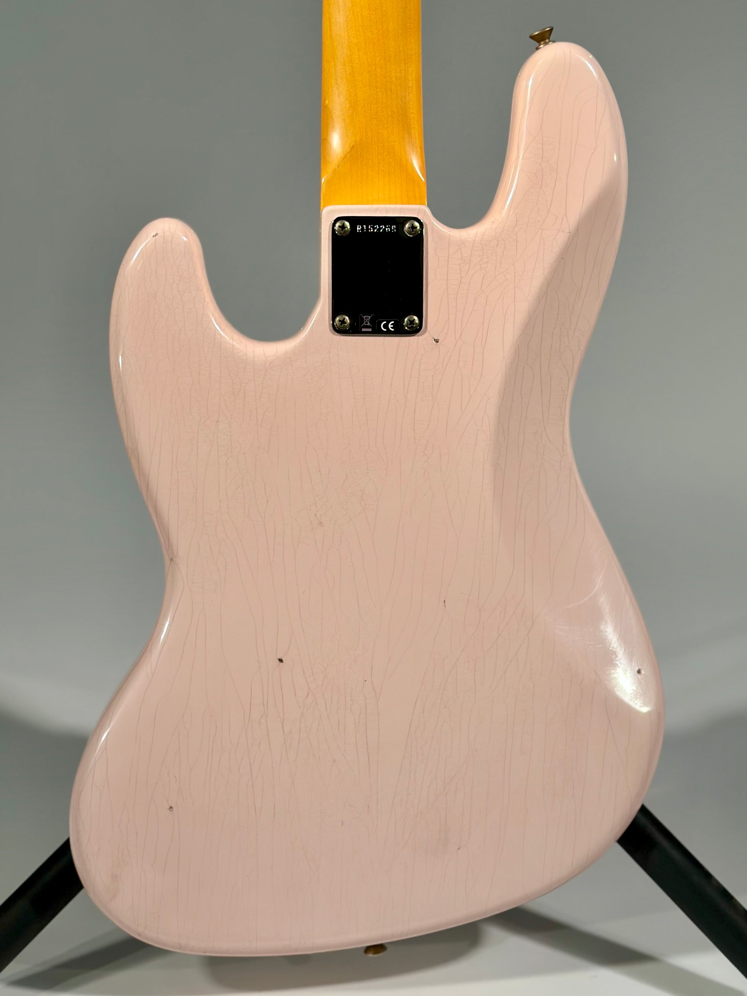 Fender Custom Shop 1964 Jazz Bass Journeyman Relic, Flash Pink/Olympic White