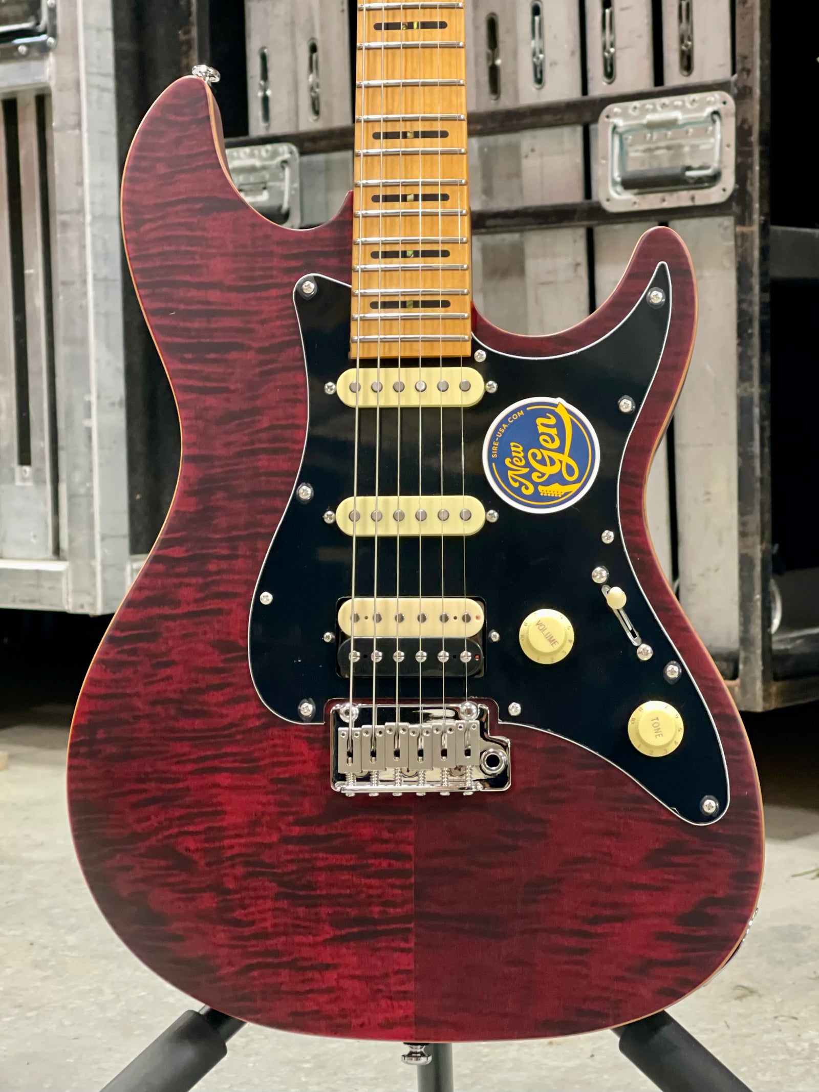 Sire Larry Carlton S7 FM New Gen, Red Satin