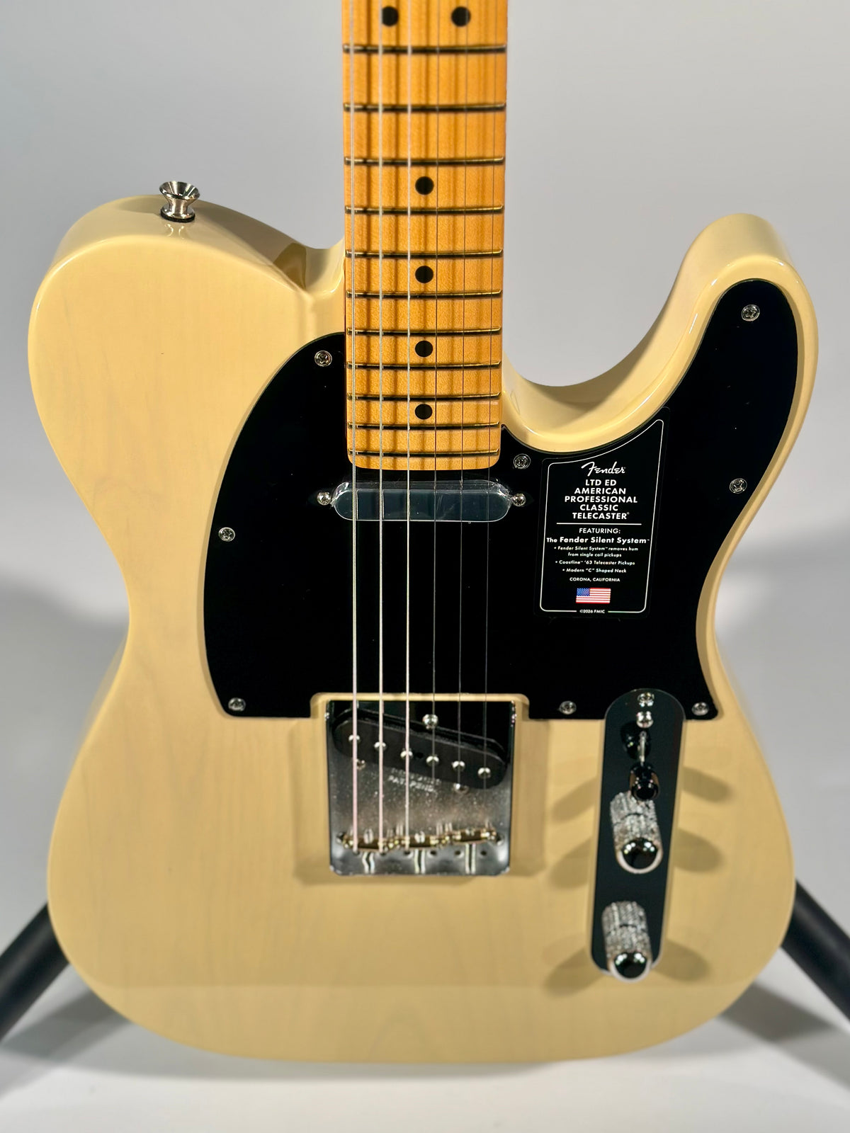 Fender Limited Edition American Professional Classic Silent System Telecaster, Vintage Blonde