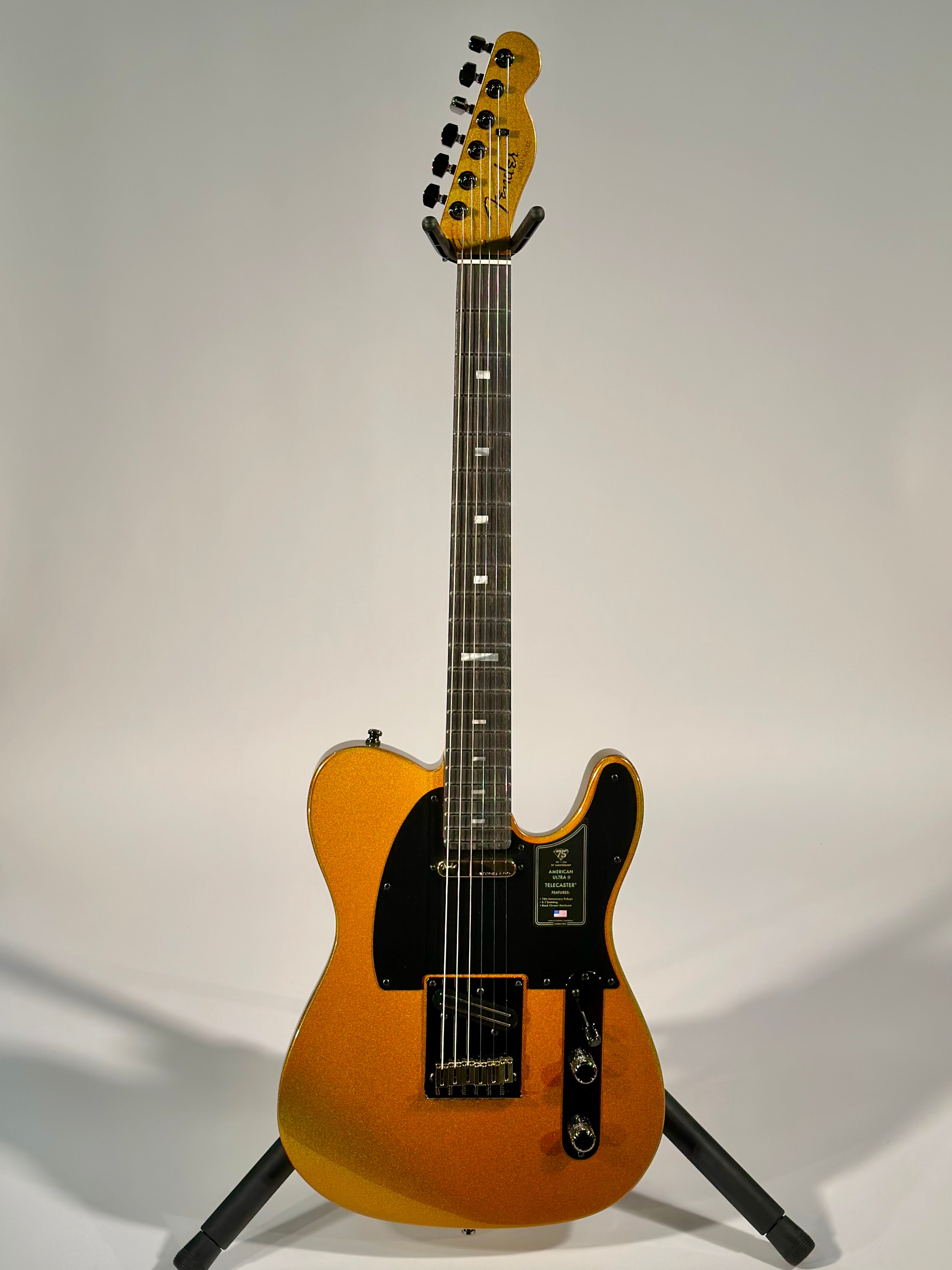 Fender 75th Anniversary American Ultra II Telecaster, Liquid Gold