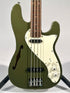 Squier Paranormal Precision Bass Thinline SJ, Olive