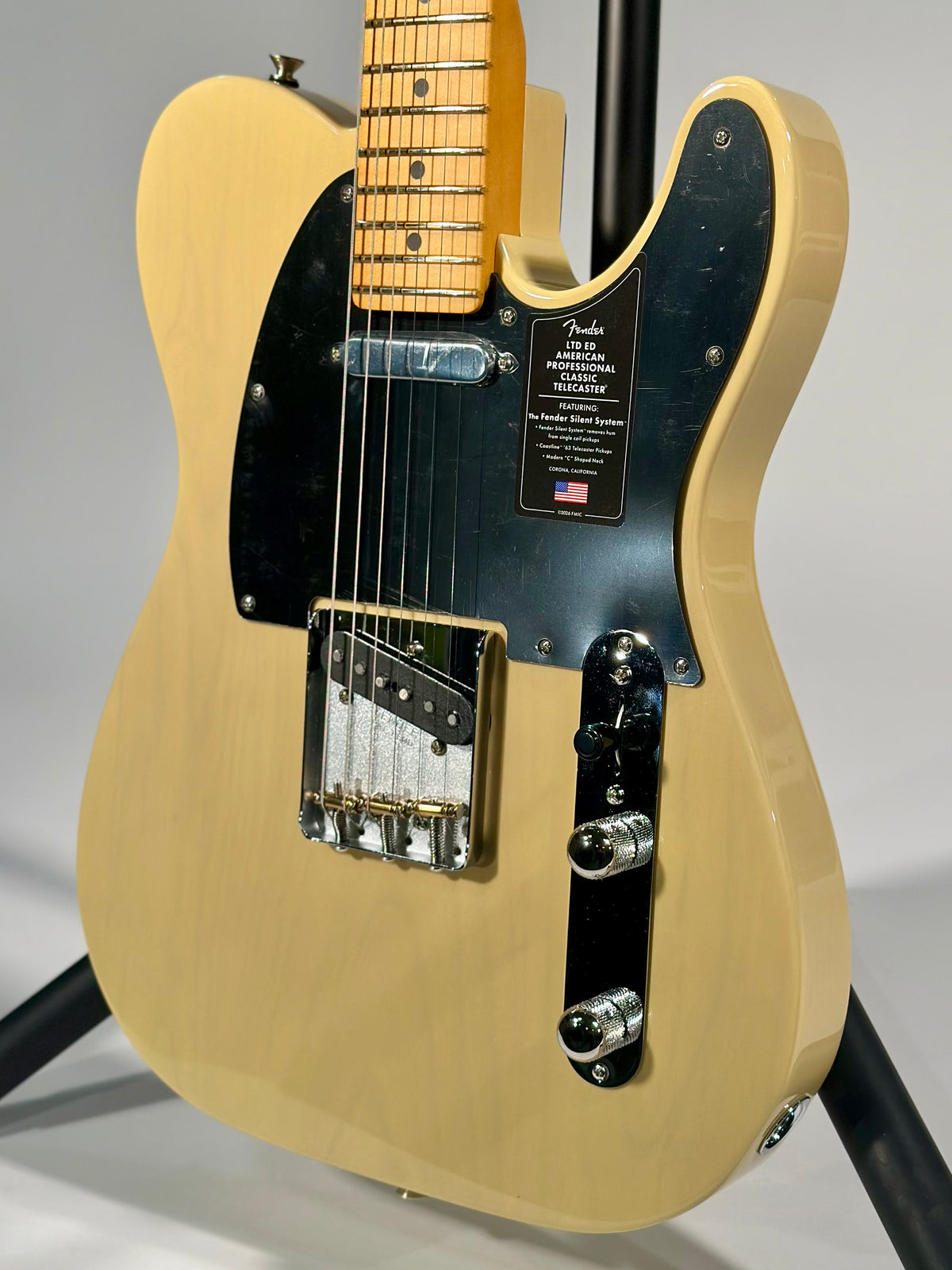 Fender Limited Edition American Professional Classic Silent System Telecaster, Vintage Blonde