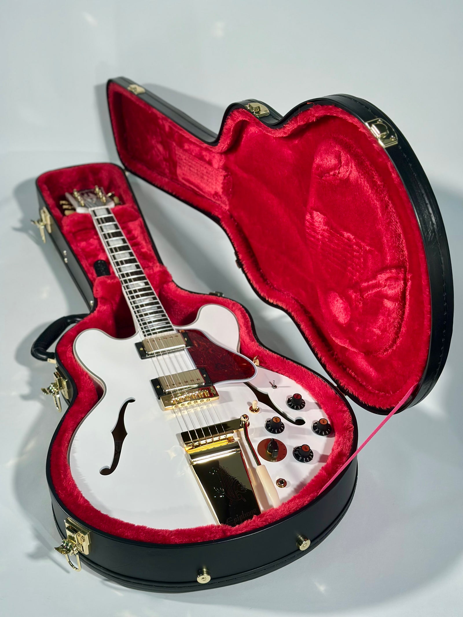 Epiphone ES-355 Alex Lifeson 1976 Signature Reissue, Alpine White