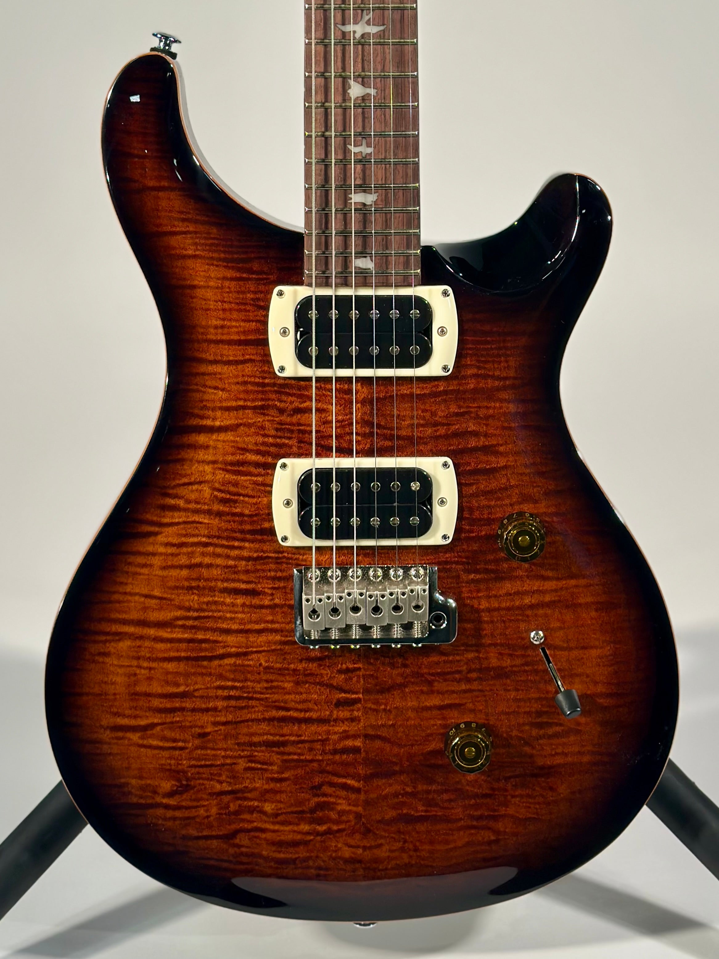 PRS SE Custom 24, Black Gold Sunburst