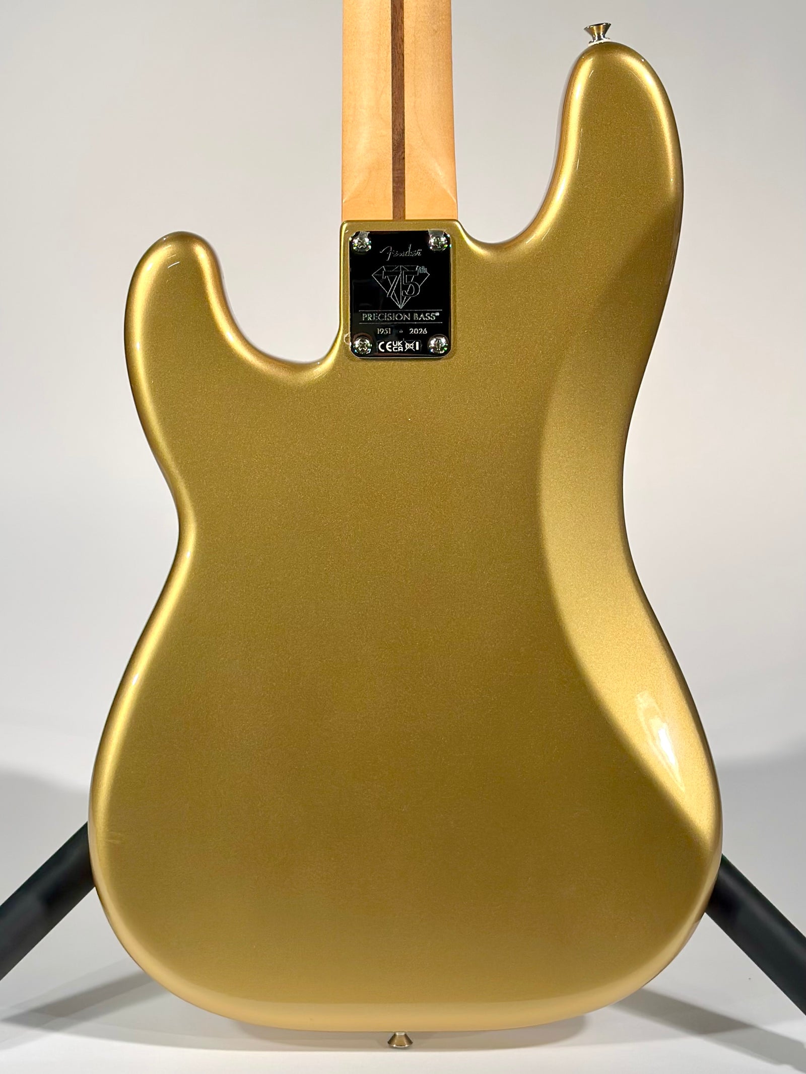 Fender 75th Anniversary Player II Precision Bass, Aztec Gold
