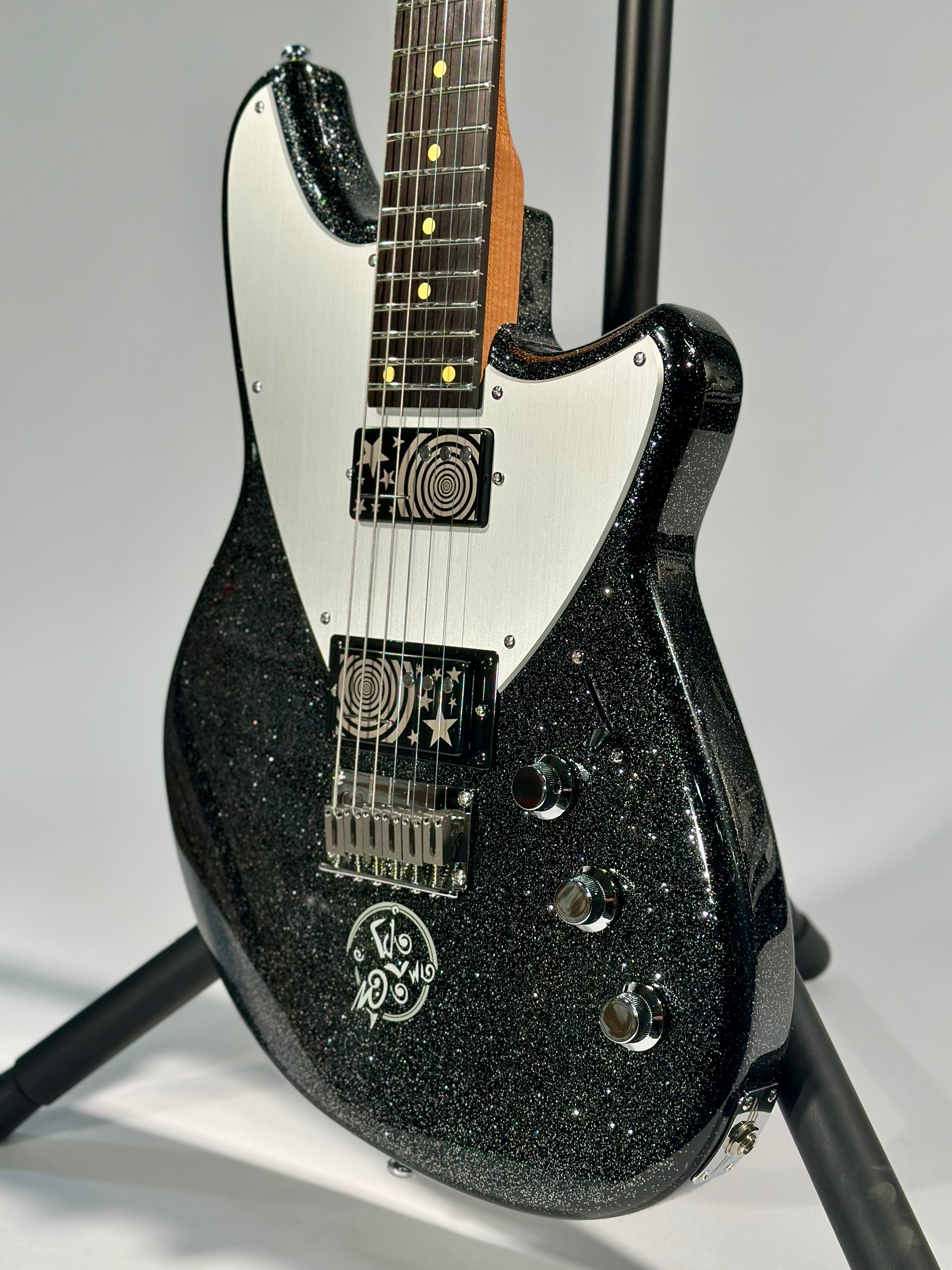 Reverend Billy Corgan Signature Drop-Z Infinite Sadness Edition, Black Sparkle