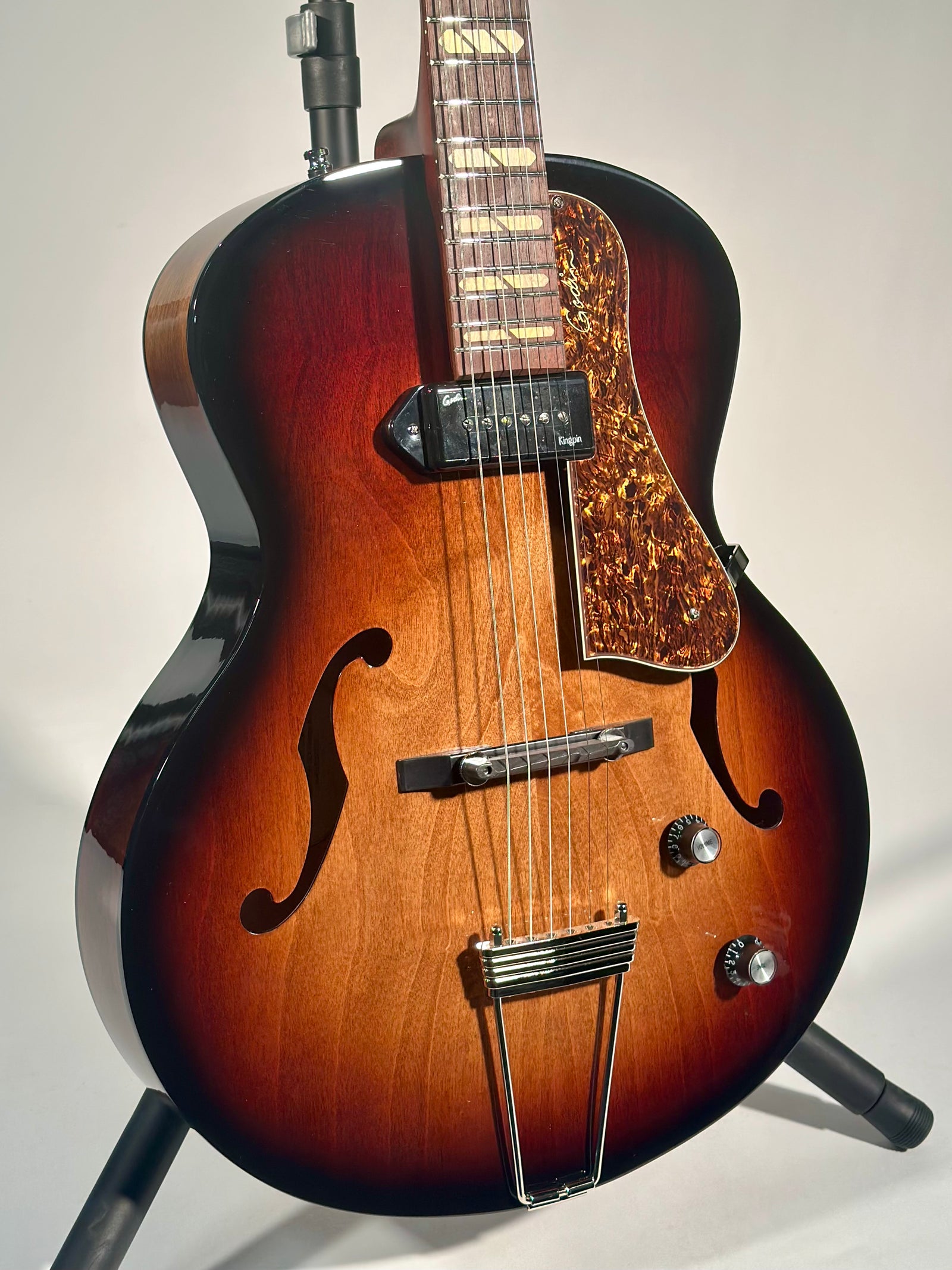 Godin 5th Avenue Kingpin P90 DLX, Vintage Burst HG