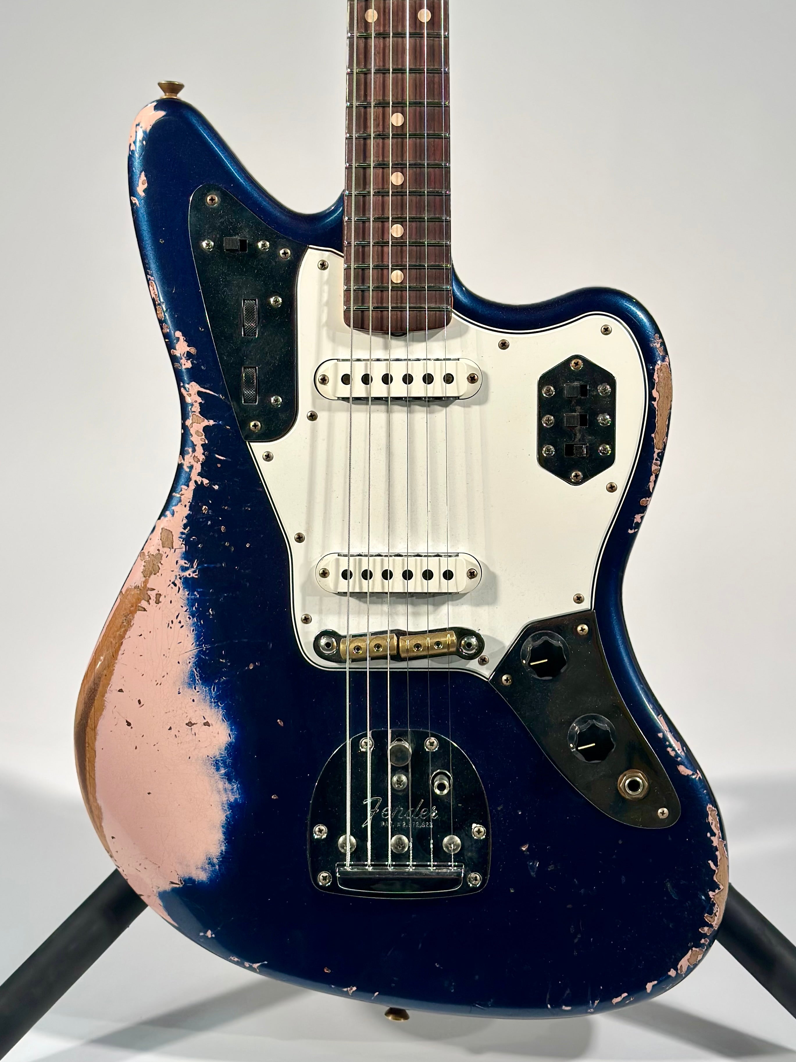 Fender Custom Shop 1962 Jaguar Heavy Relic,  Baltic Blue/Shell Pink