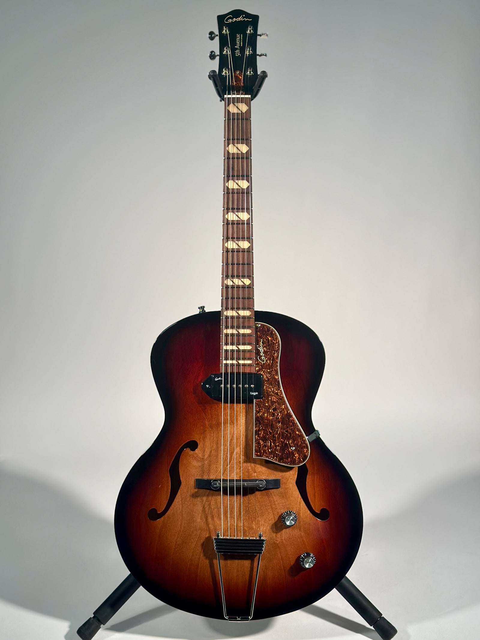 Godin 5th Avenue Kingpin P90 DLX, Vintage Burst HG