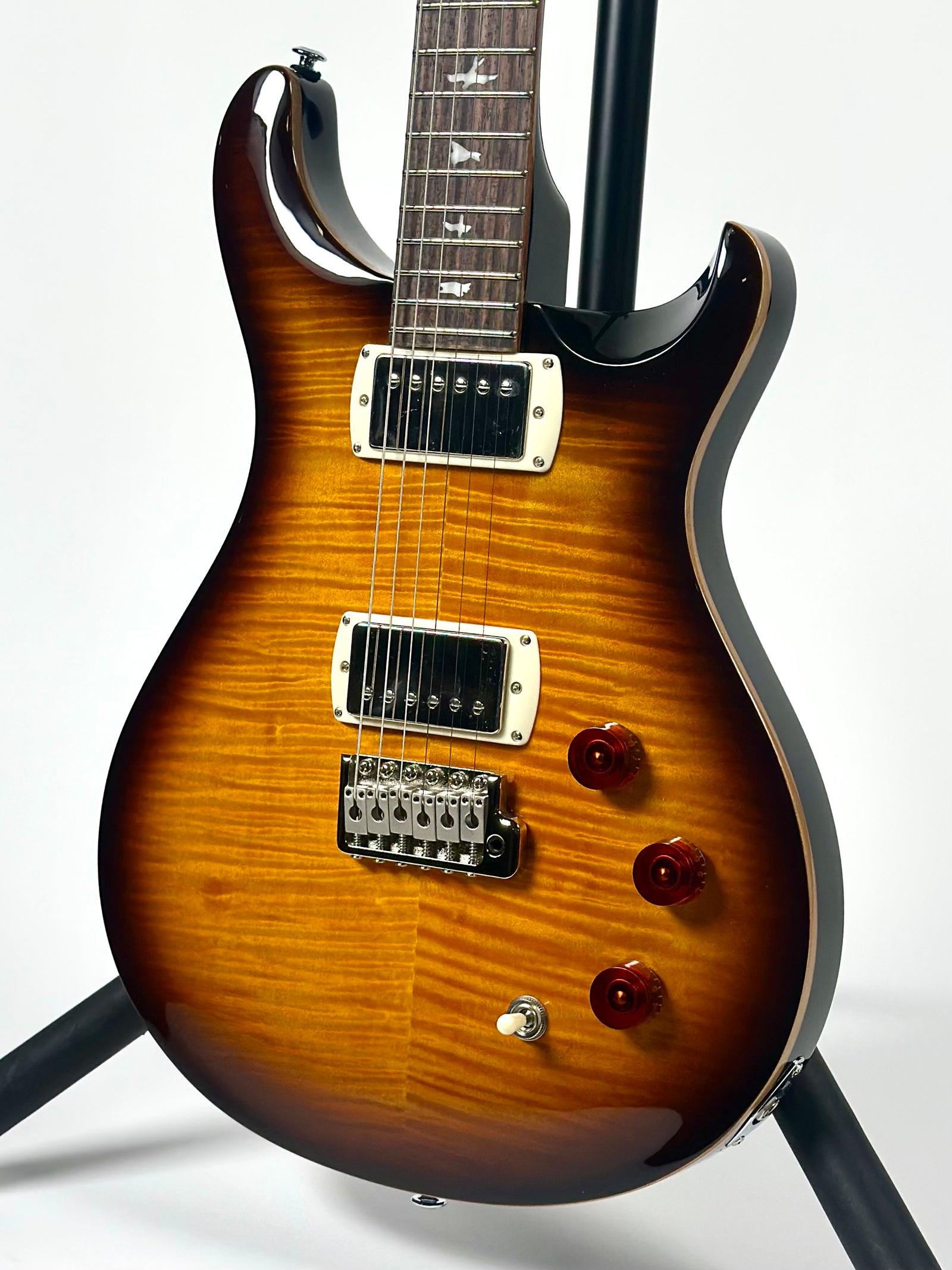 PRS SE DGT Birds, McCarty Tobacco Sunburst