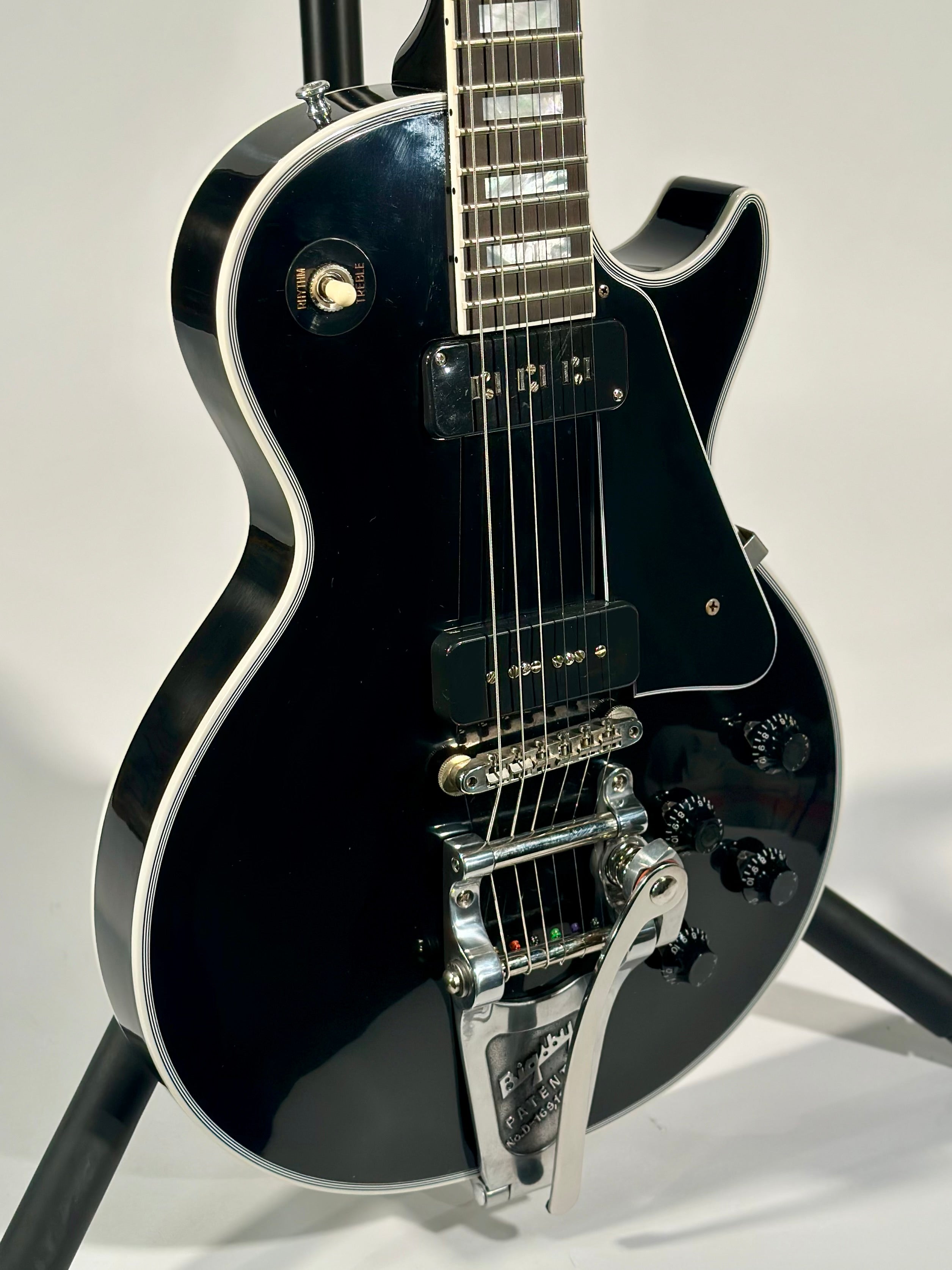 Gibson Murphy Lab 1954 Les Paul Custom VOS with Bigsby, Antique Hardware, Ebony