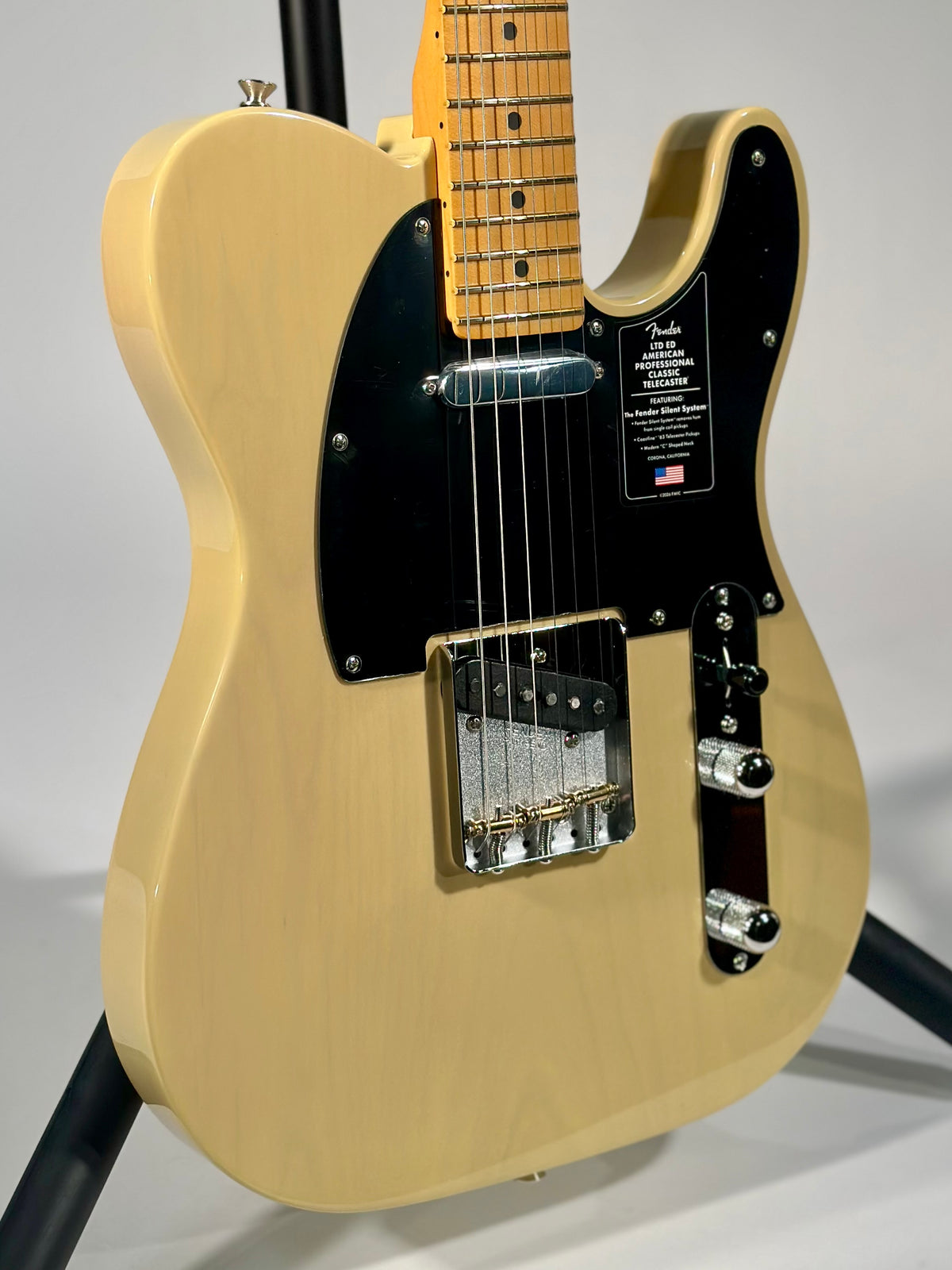 Fender Limited Edition American Professional Classic Silent System Telecaster, Vintage Blonde