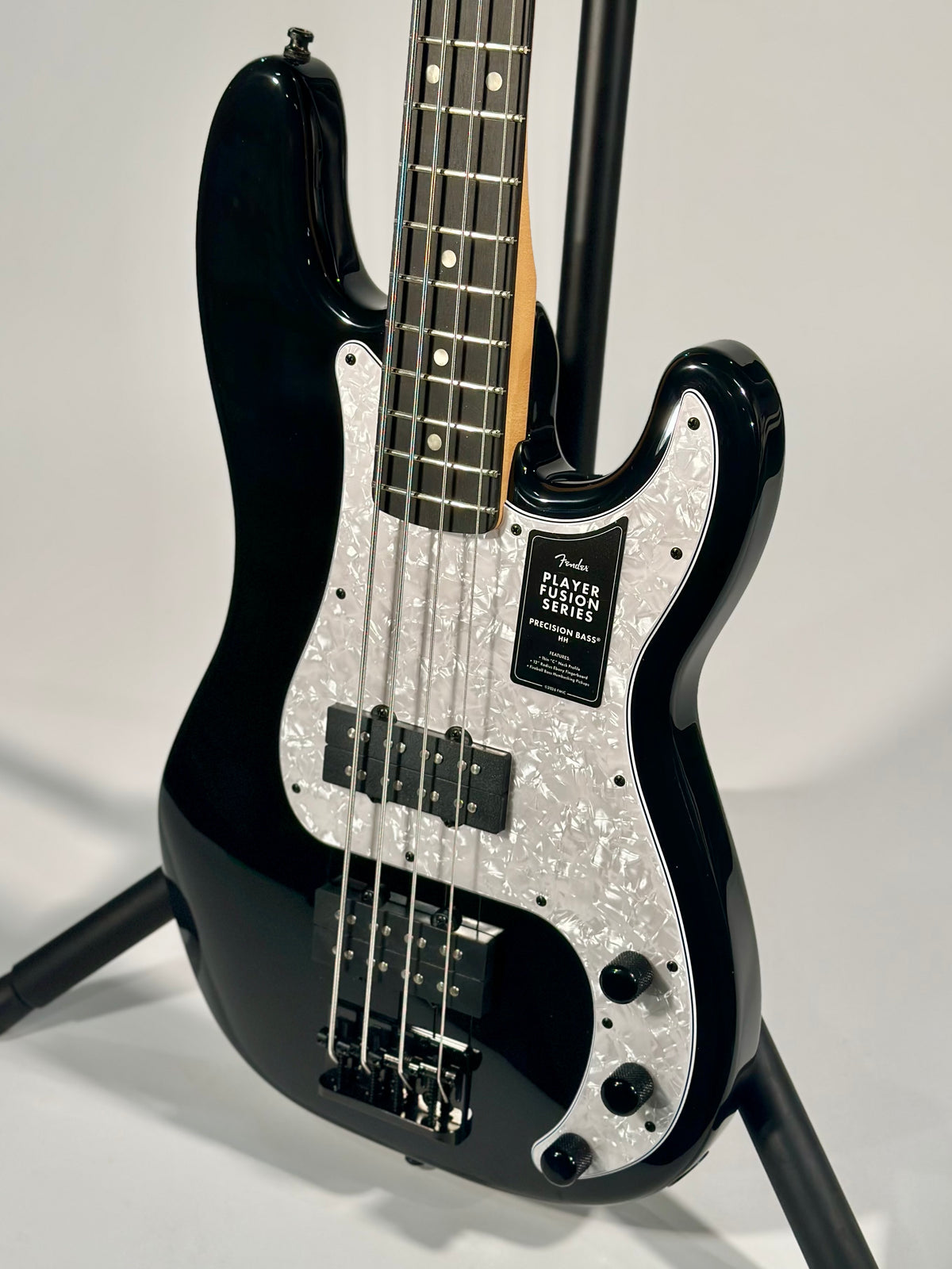 Fender Limited Edition Player Fusion Precision Bass HH, Black