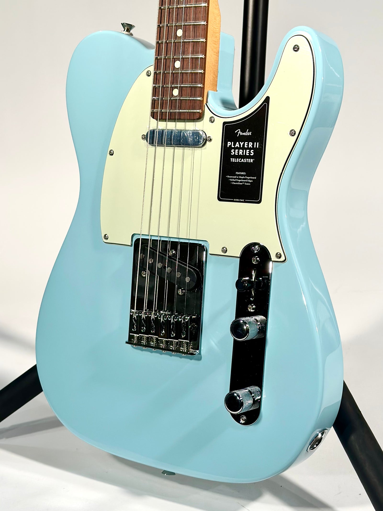 Fender 75th Anniversary Player II Telecaster, Daphne Blue