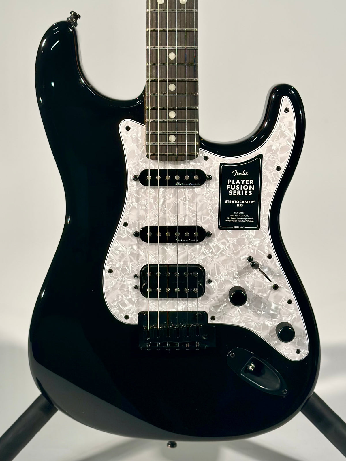 Fender Limited Edition Player Fusion Stratocaster HSS, Black