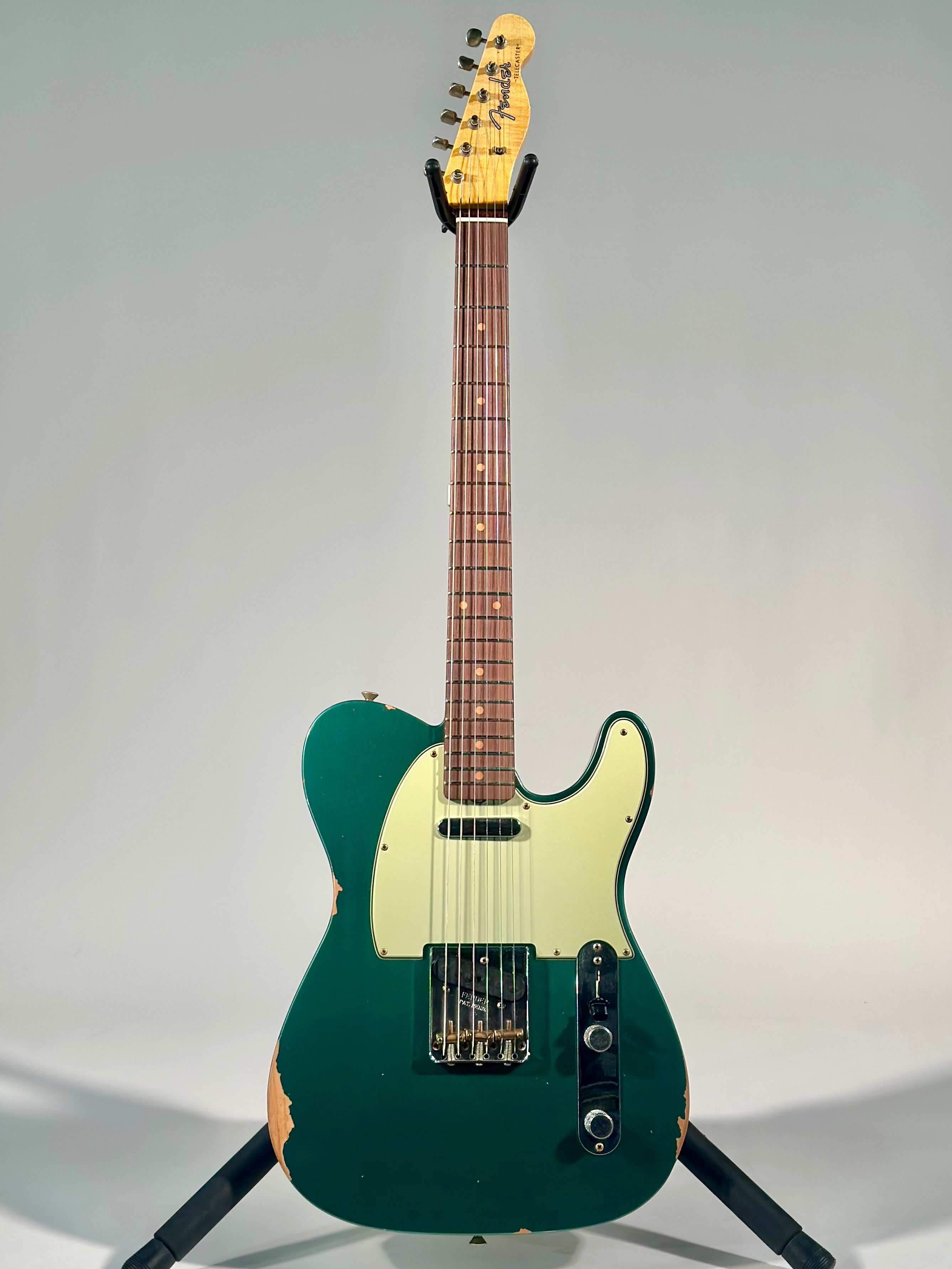 Fender Custom Shop Limited Edition 1960 Telecaster Relic, Aged Sherwood Green Metallic