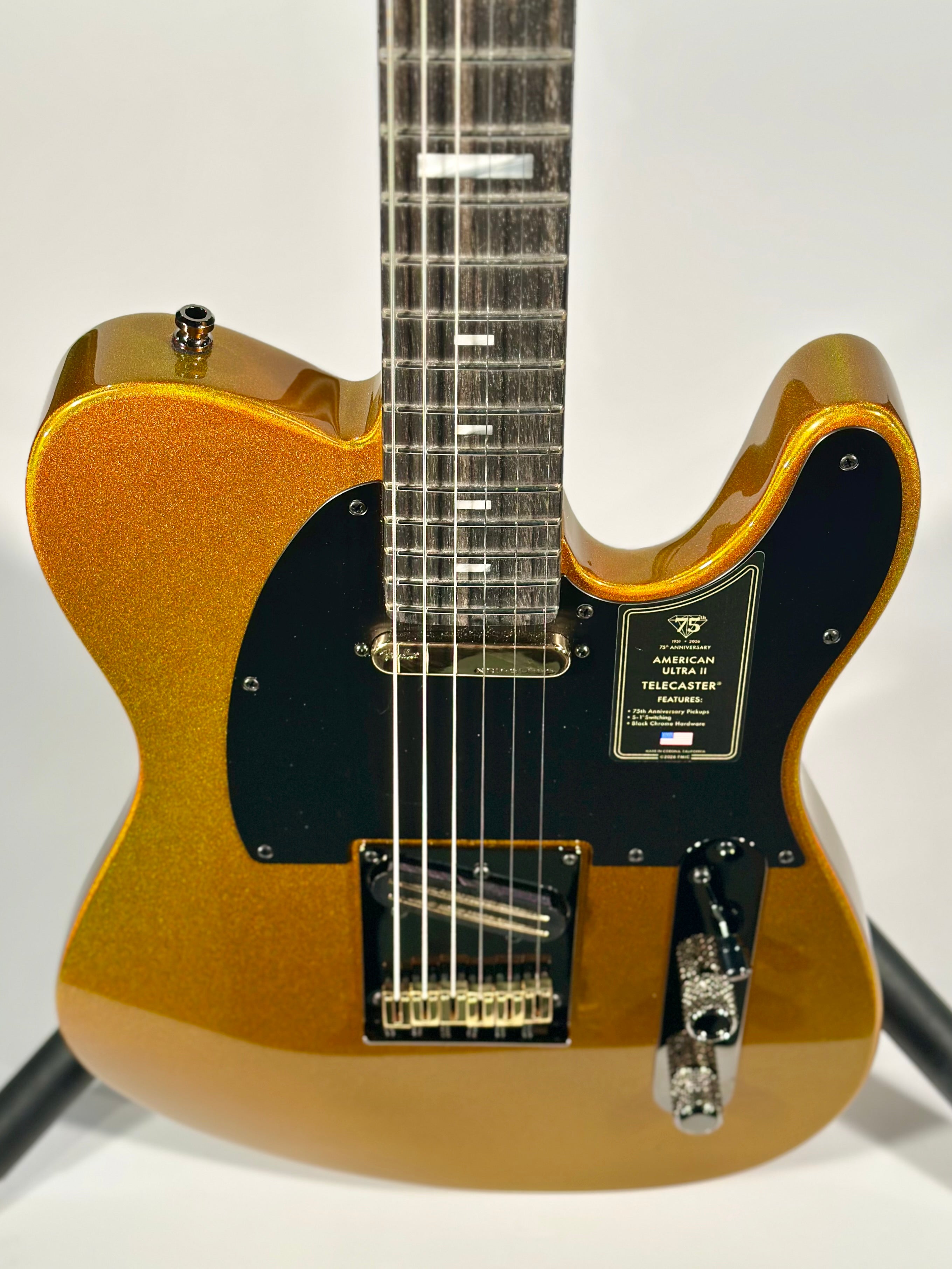 Fender 75th Anniversary American Ultra II Telecaster, Liquid Gold