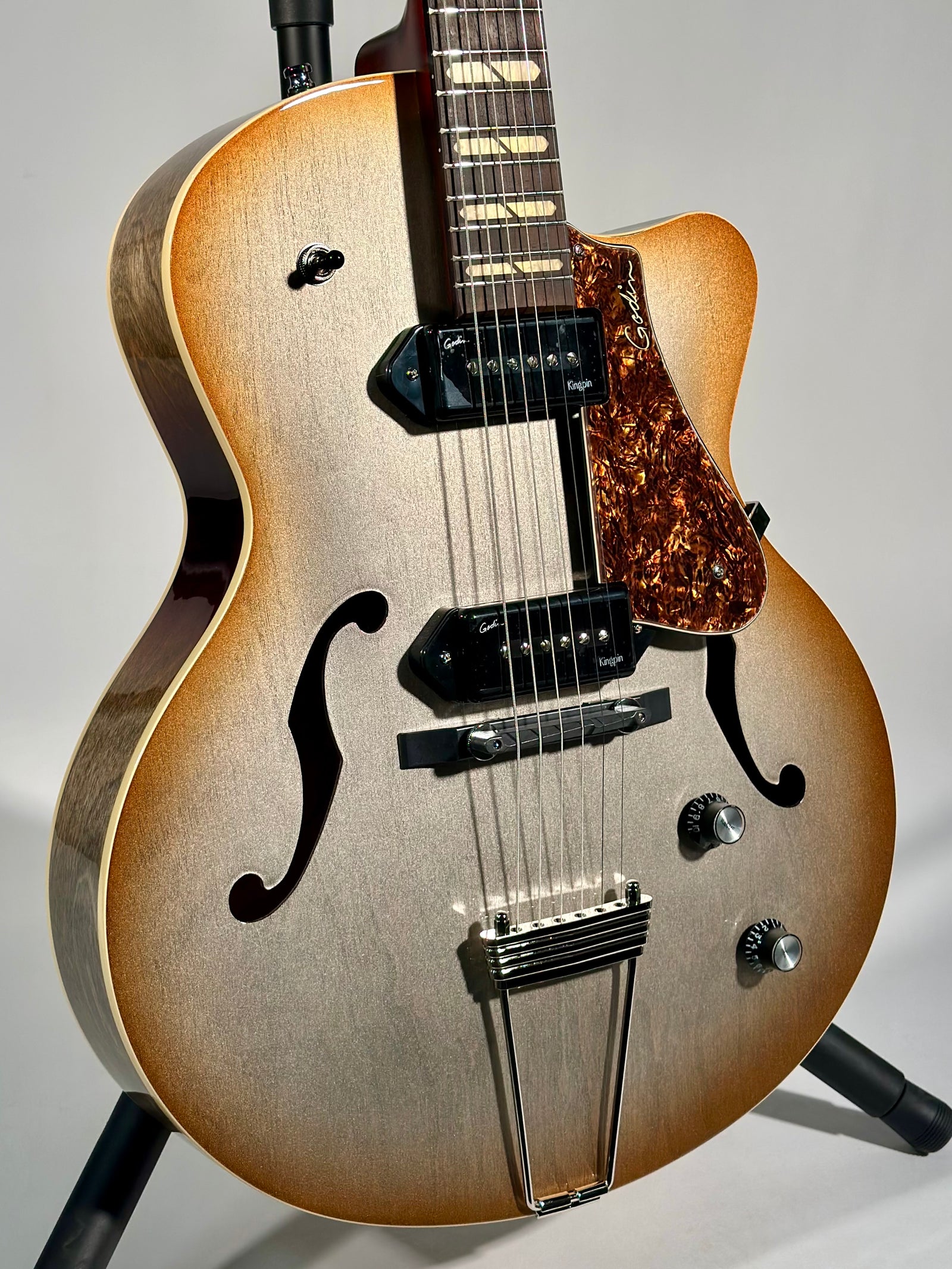 Godin 5th Avenue Kingpin II DLX, Copper Burst HG