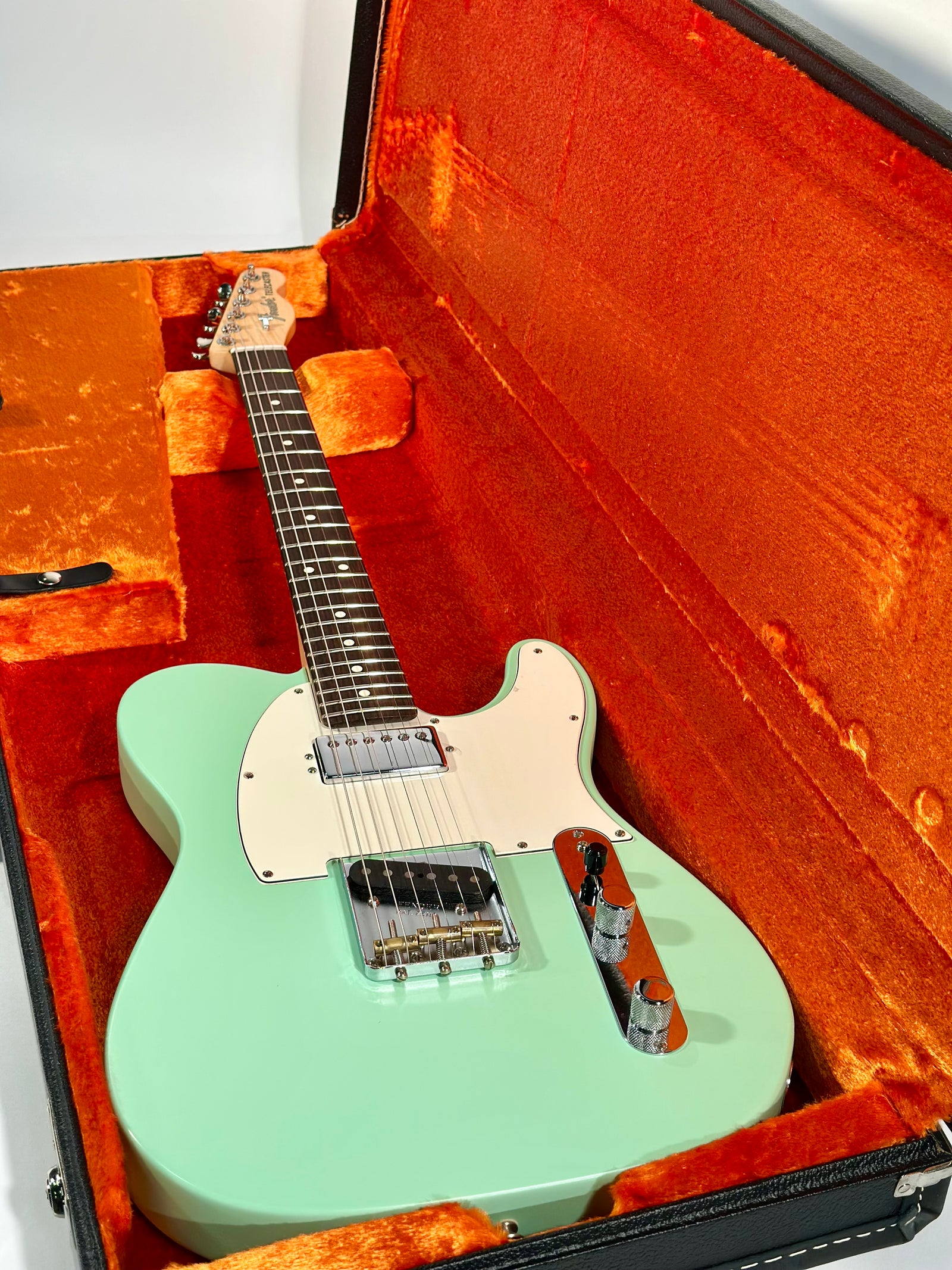 Fender American Performer Telecaster, Satin Surf Green w/ G&G Fender Case (Consignment)