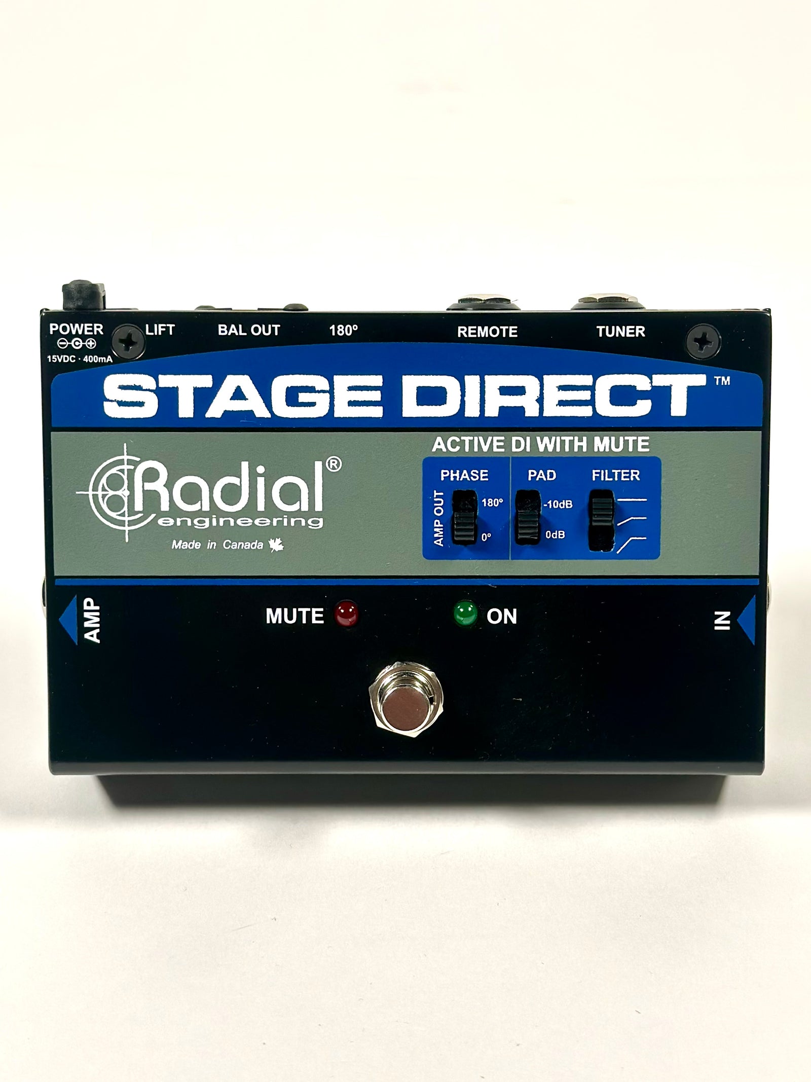 Radial Stage Direct Active DI w/Muting