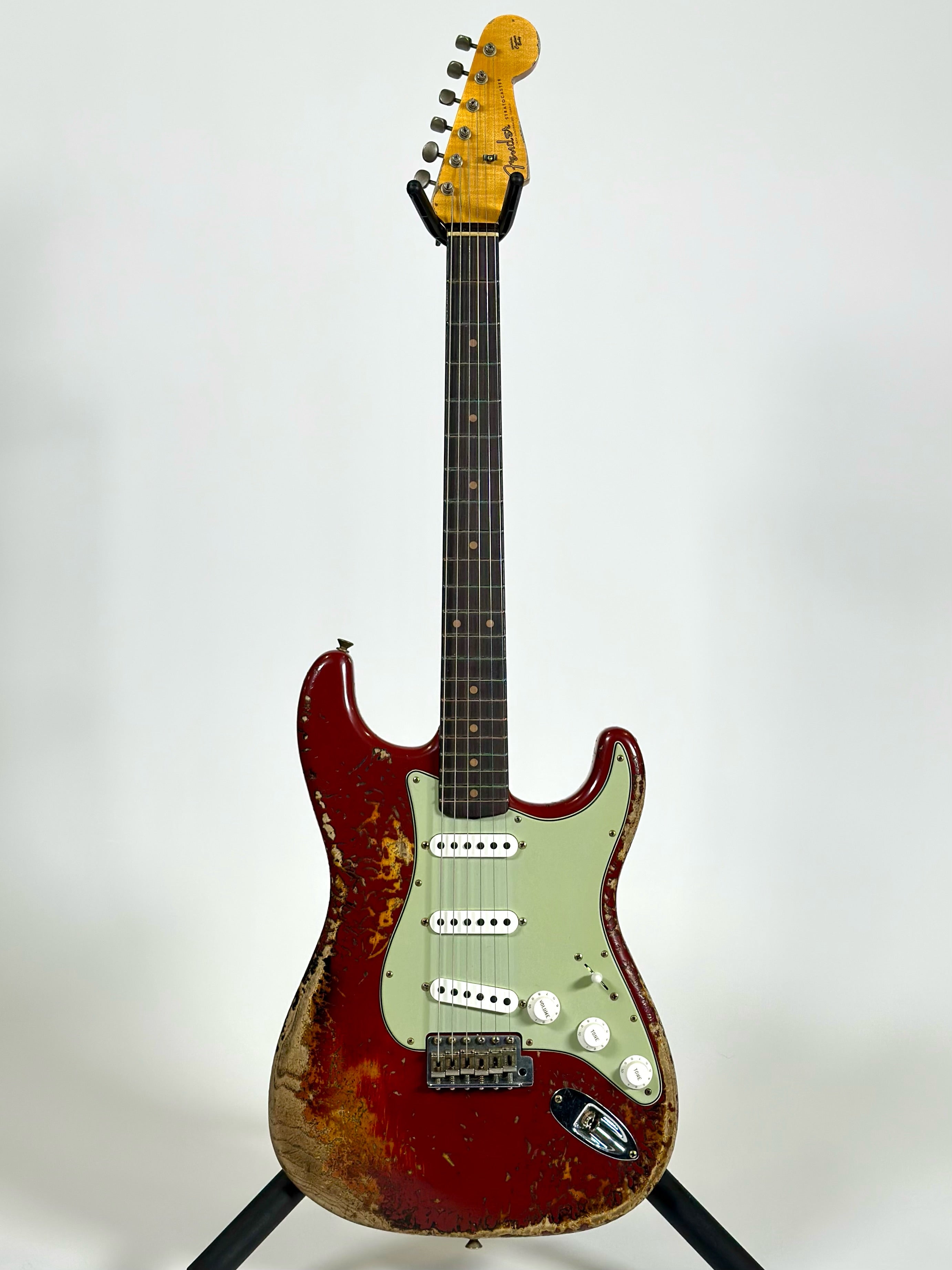 Fender Custom Shop 1961 Stratocaster Super Heavy Relic, Aged Dakota Red over 3-Color Sunburst