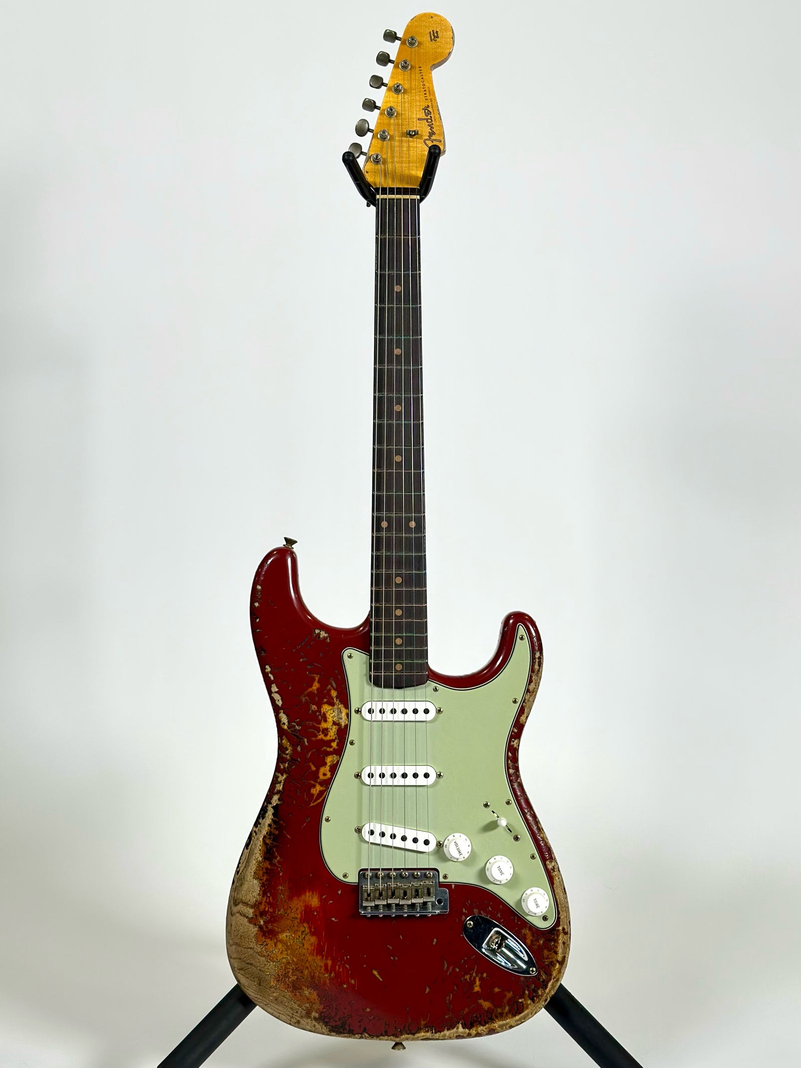 Fender Custom Shop 1961 Stratocaster Super Heavy Relic, Aged Dakota Red over 3-Color Sunburst