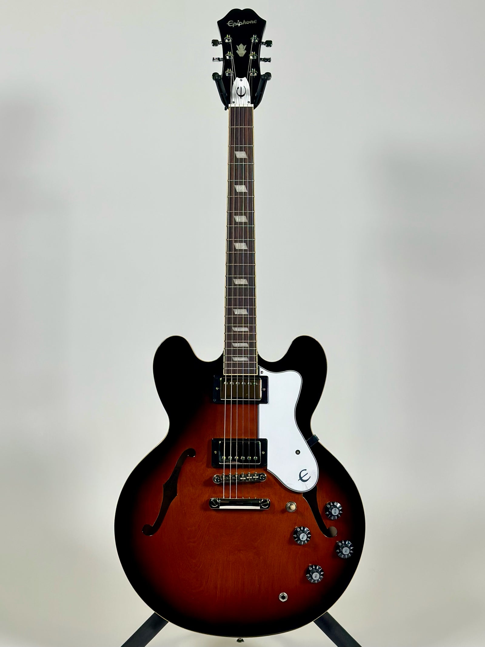 Epiphone Bonehead Riviera, Dark Tobacco Sunburst