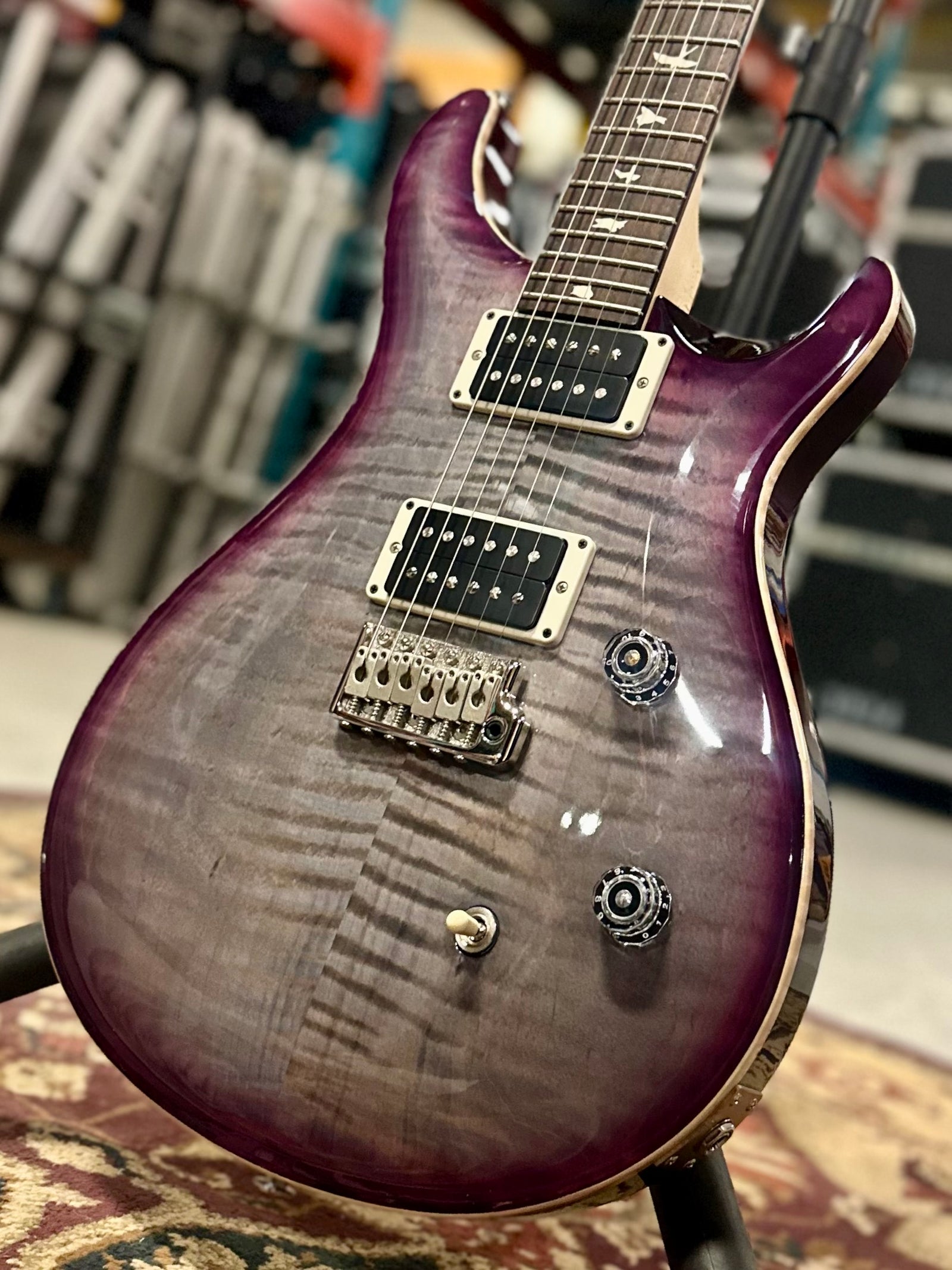 PRS CE 24, Faded Gray Black Purple Burst (Trade In)