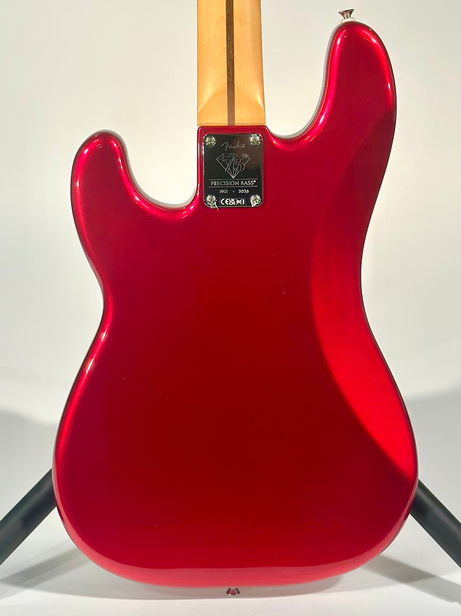 Fender 75th Anniversary Player II Precision Bass, Candy Apple Red