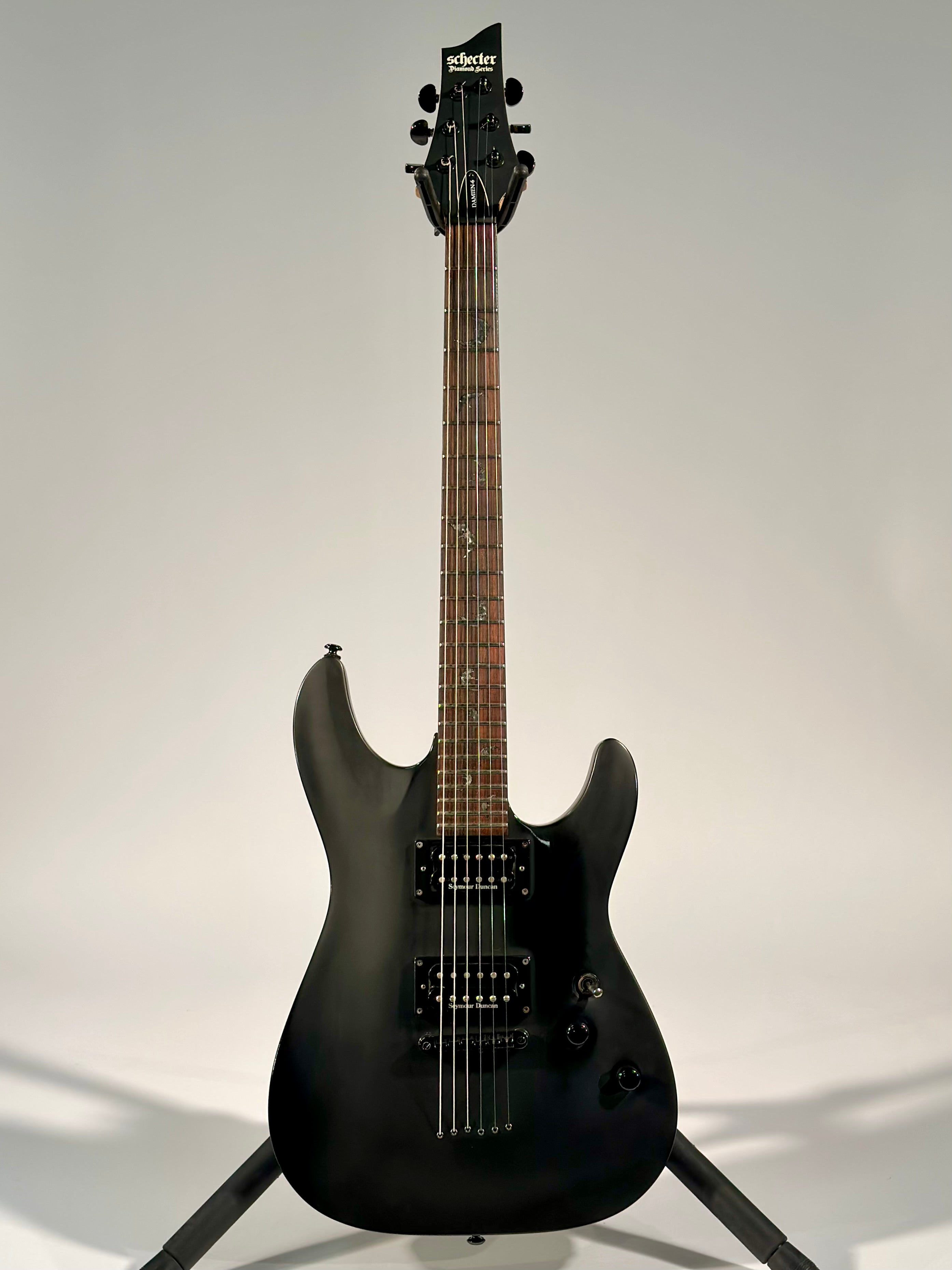 Schecter Damien-6, Satin Black (Trade In)