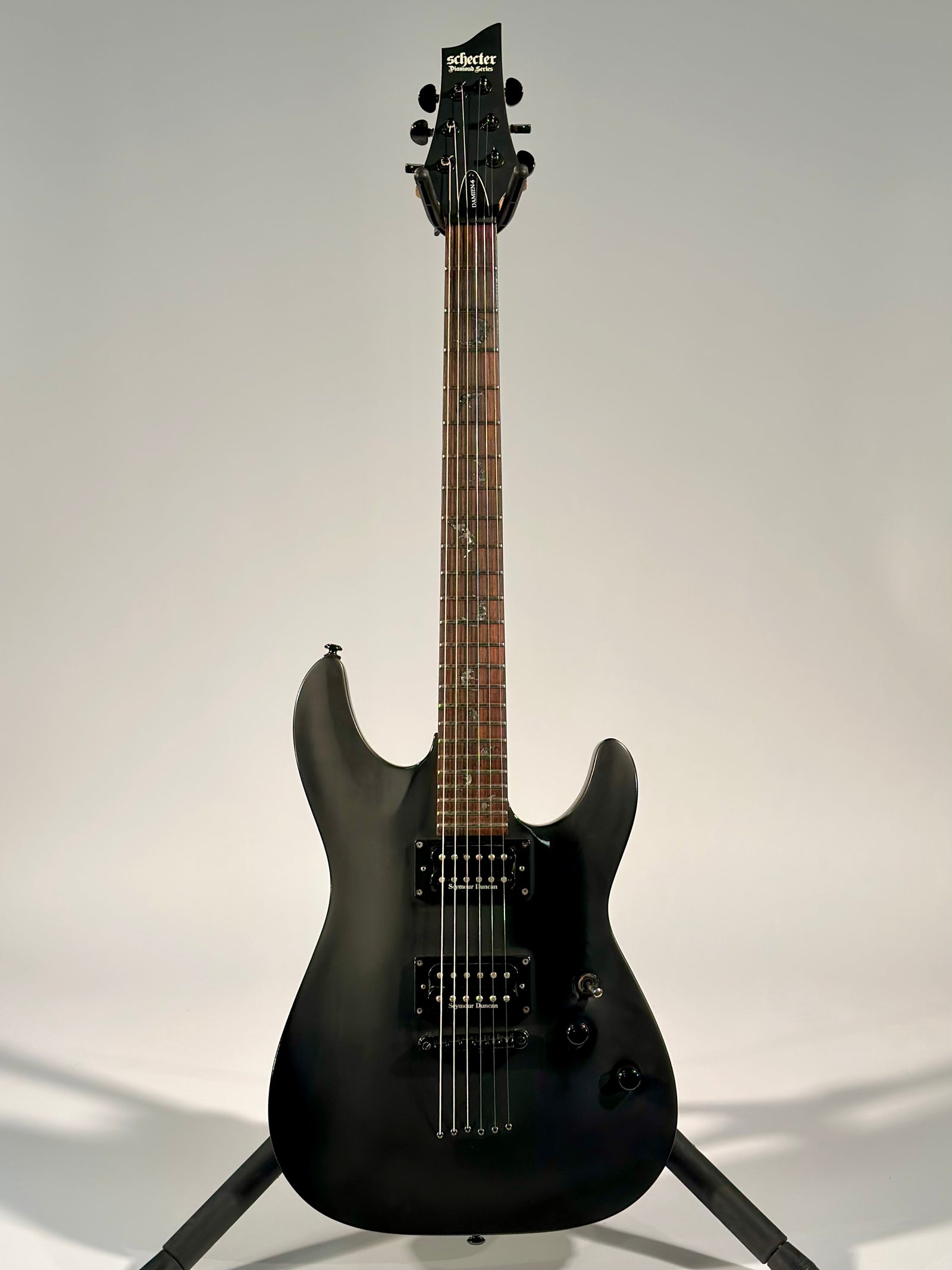 Schecter Damien-6, Satin Black (Trade In)