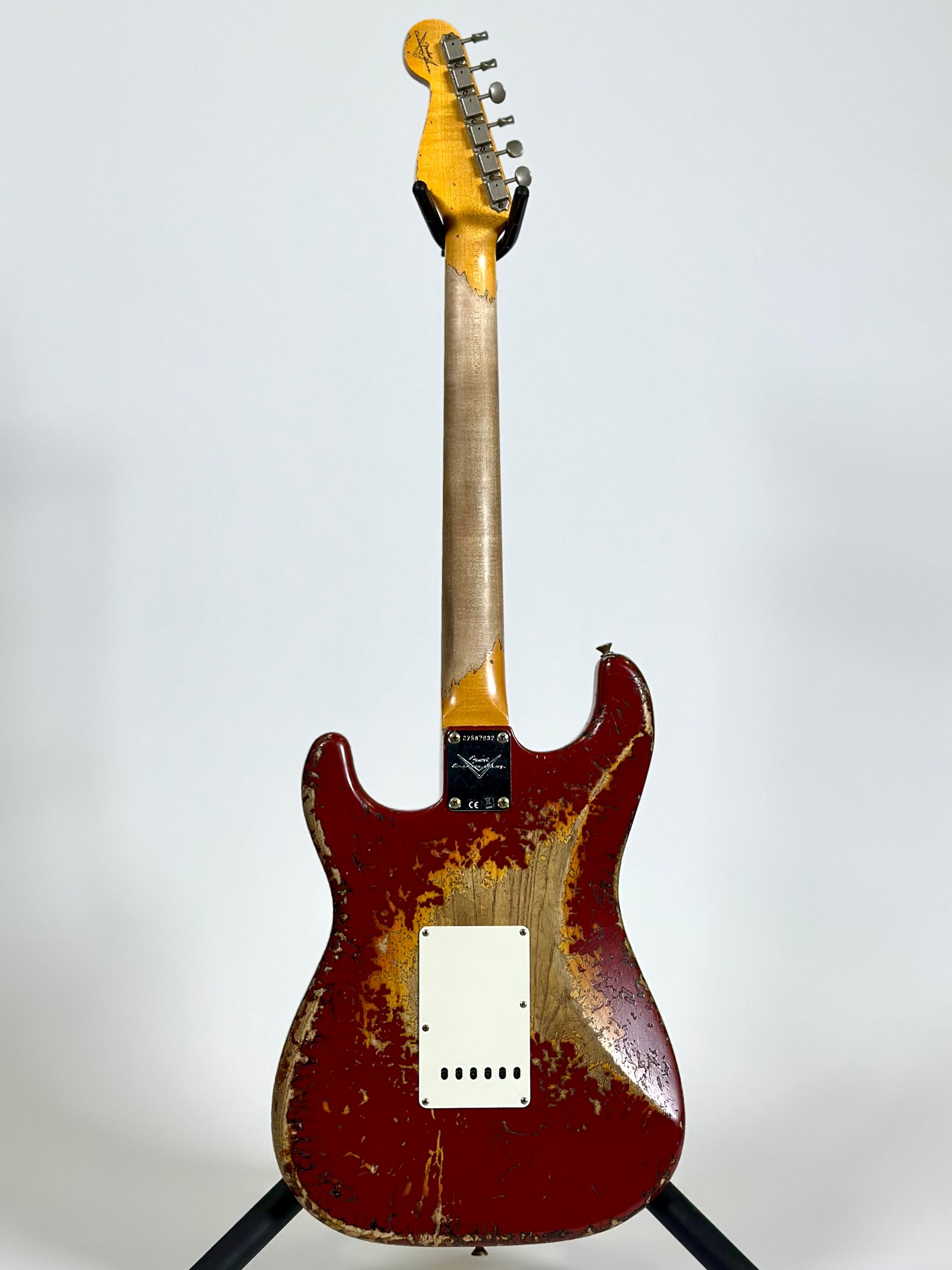 Fender Custom Shop 1961 Stratocaster Super Heavy Relic, Aged Dakota Red over 3-Color Sunburst
