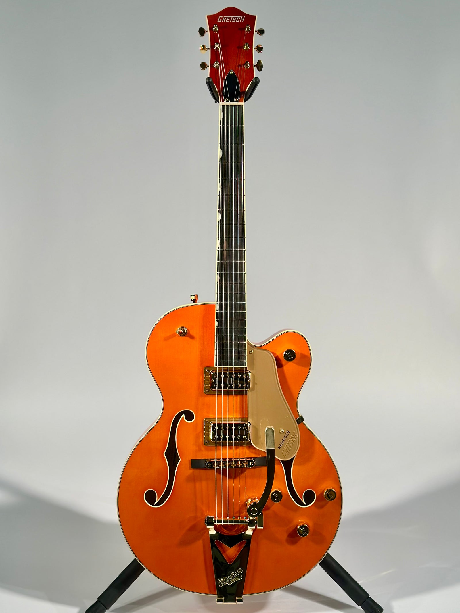 Gretsch Synchromatic Nashville Hollow Body Single-Cut with Bigsby, 50's Orange Stain