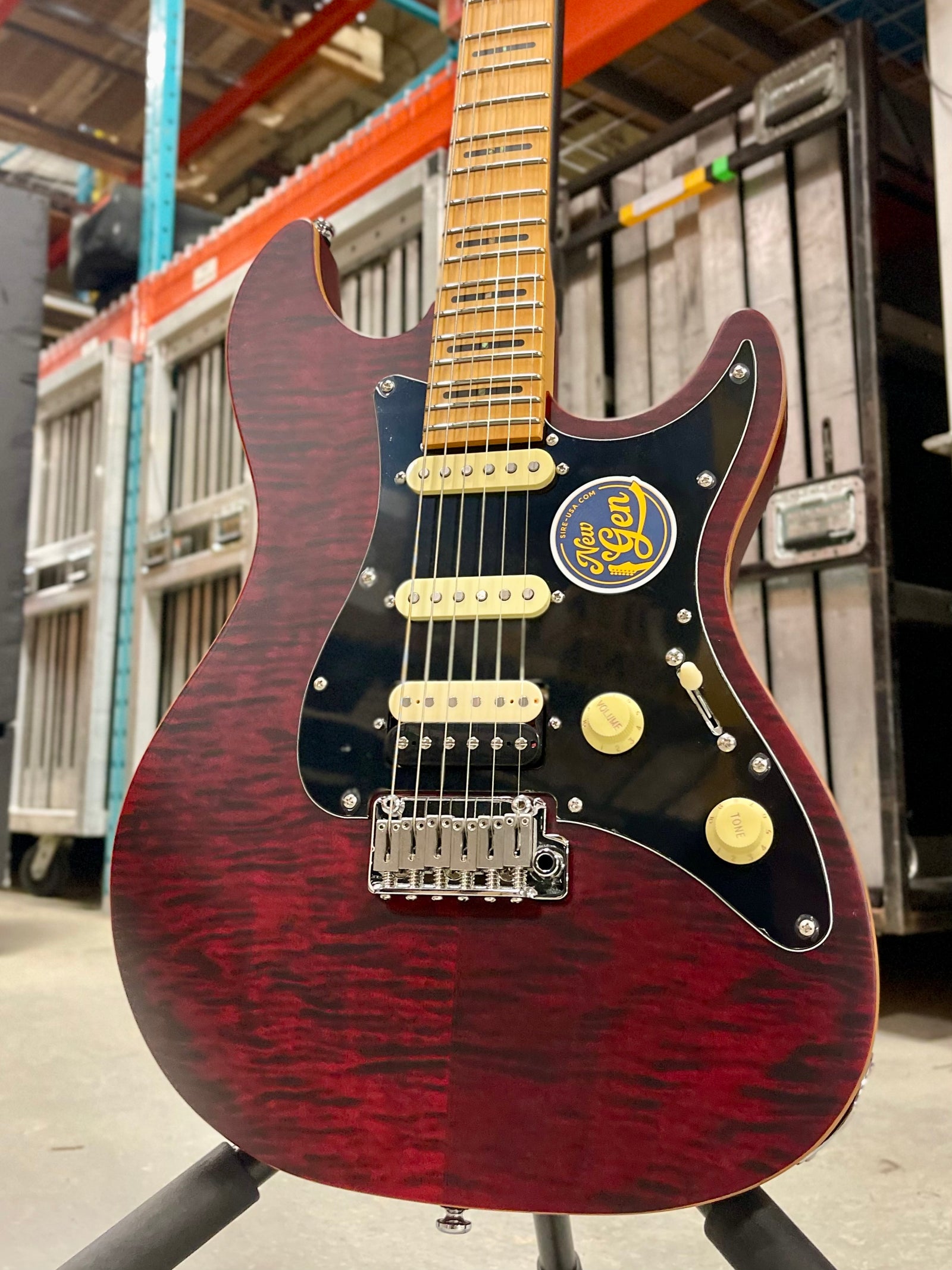 Sire Larry Carlton S7 FM New Gen, Red Satin