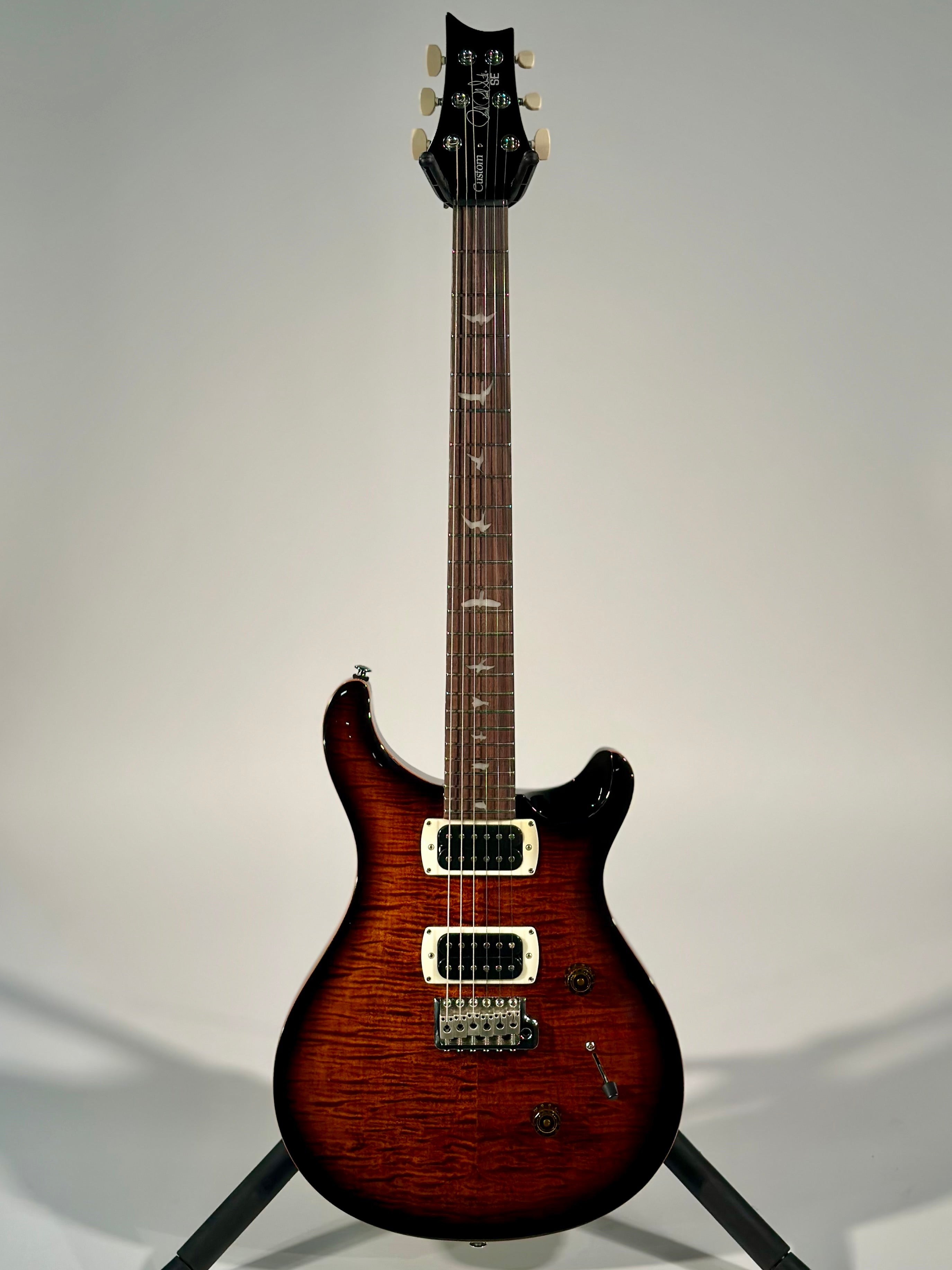 PRS SE Custom 24, Black Gold Sunburst