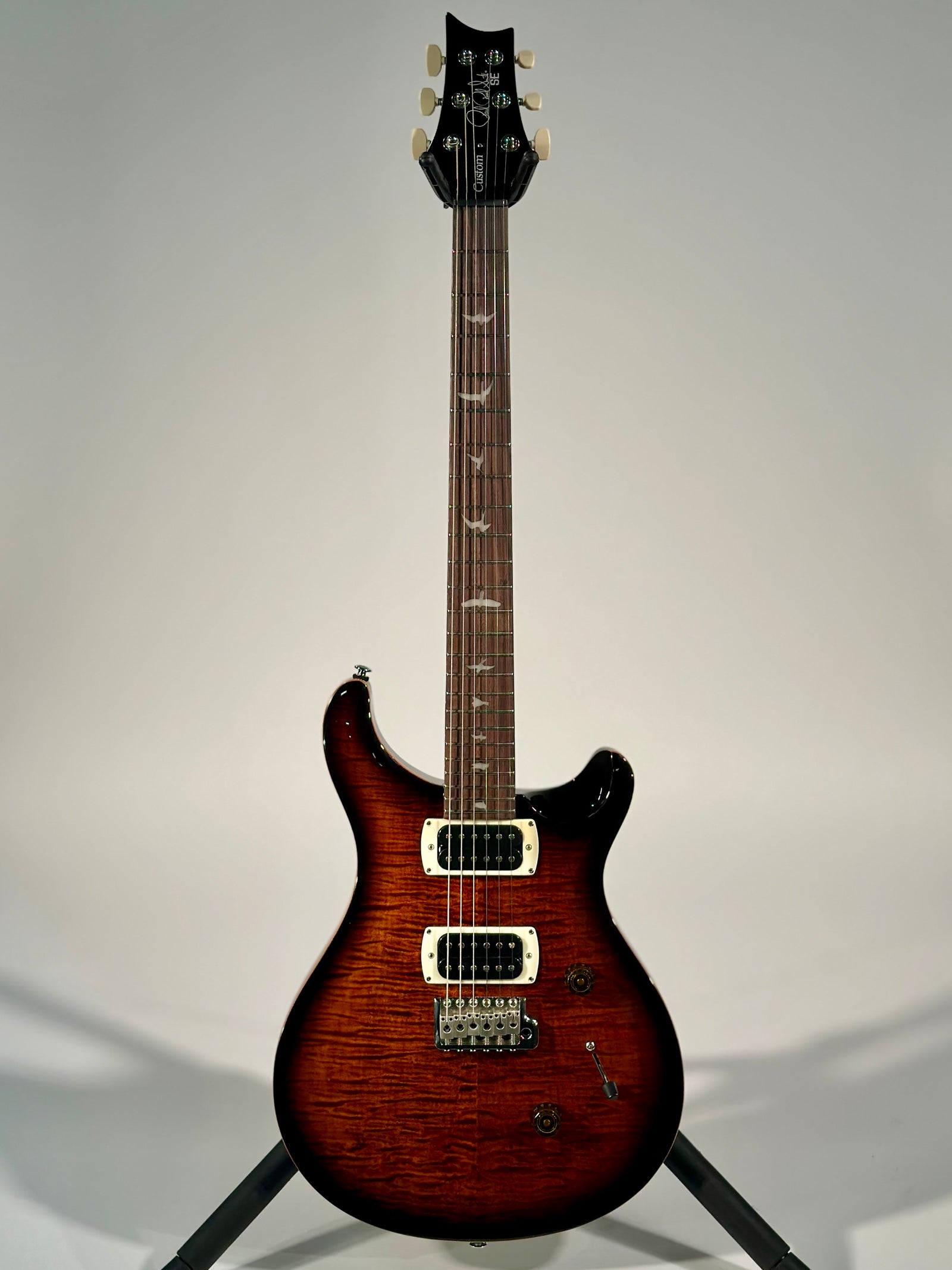 PRS SE Custom 24, Black Gold Sunburst