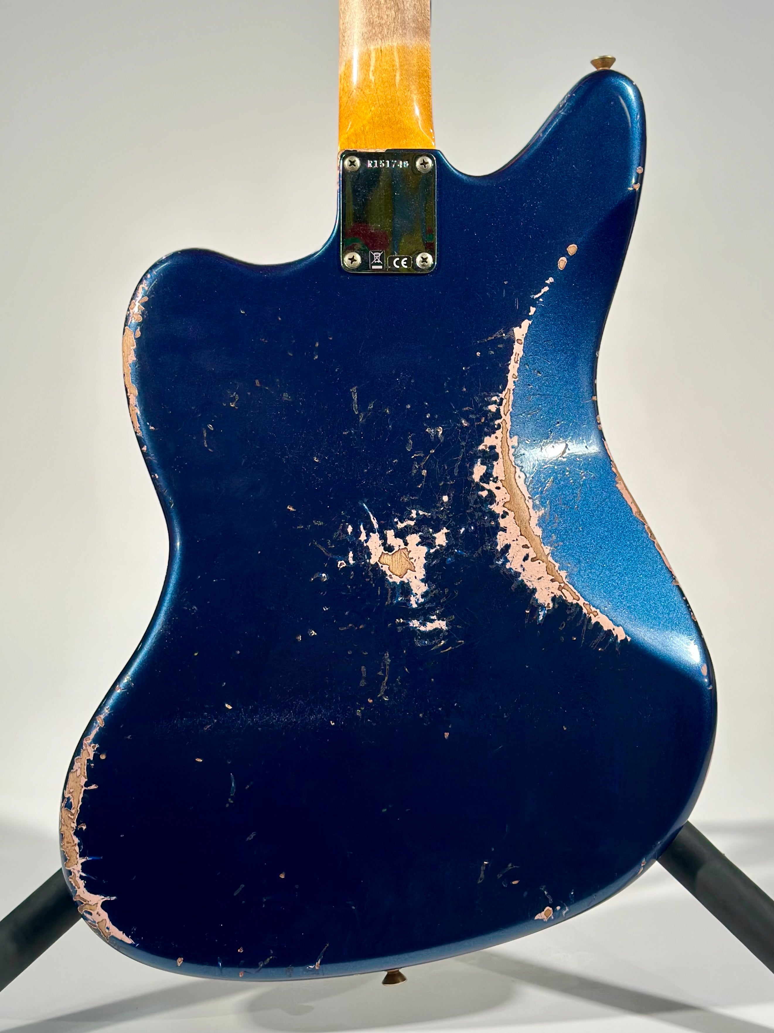 Fender Custom Shop 1962 Jaguar Heavy Relic, Baltic Blue over Shell Pink