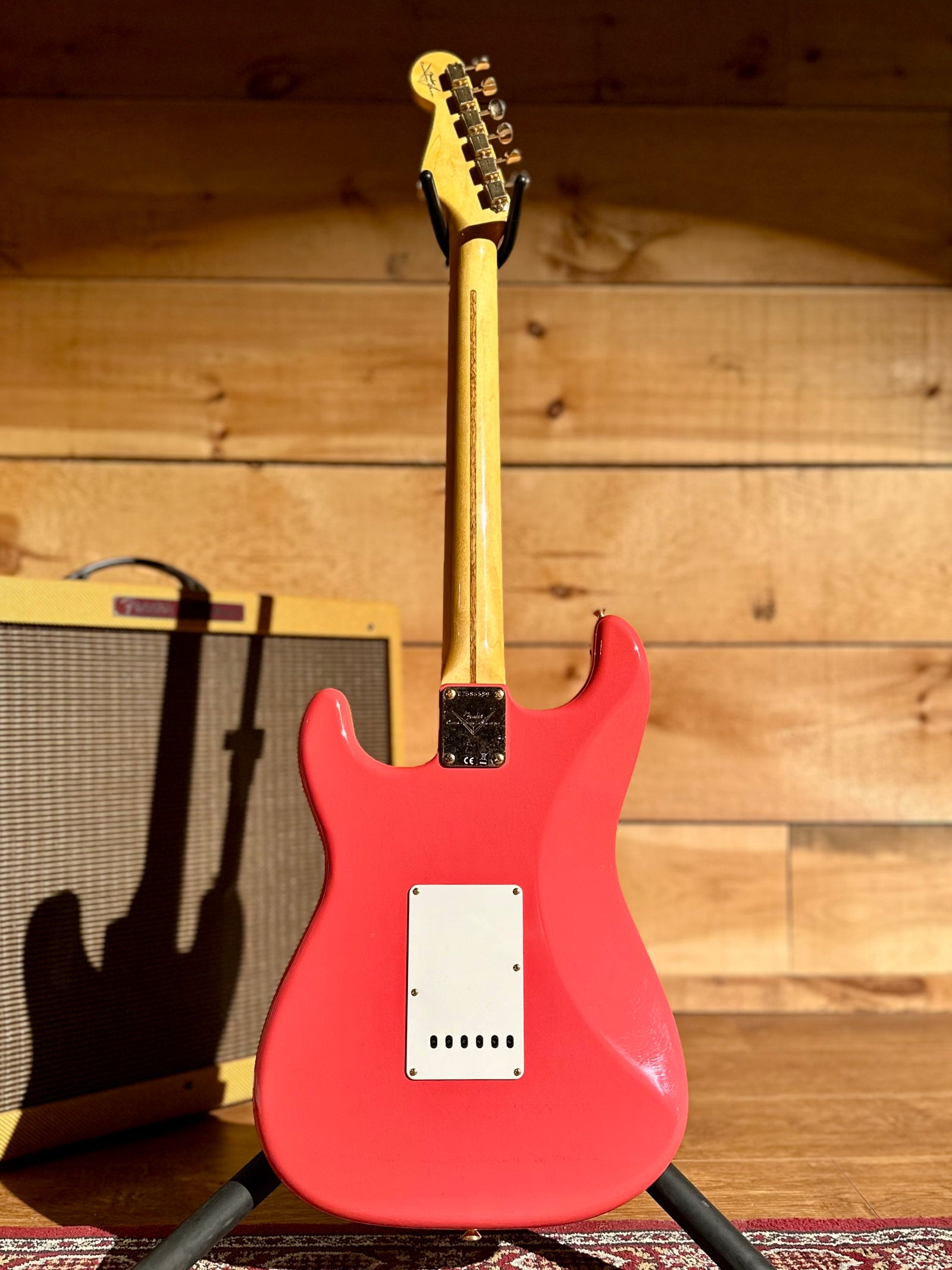 Fender Custom Shop '55 Stratocaster DLX Closet Classic, Faded Aged Fiesta Red