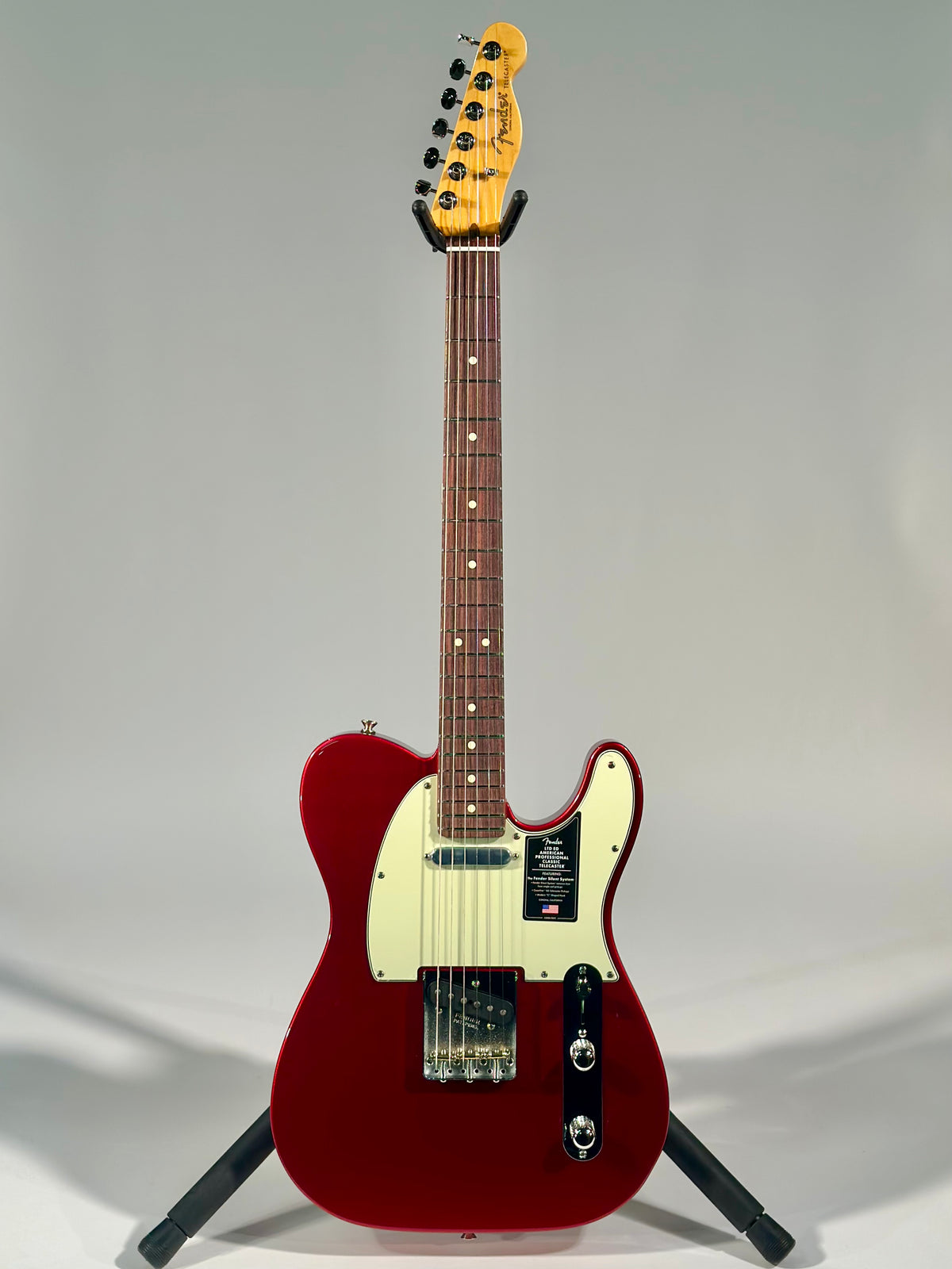 Fender Limited Edition American Professional Classic Silent System Telecaster, Candy Apple Red