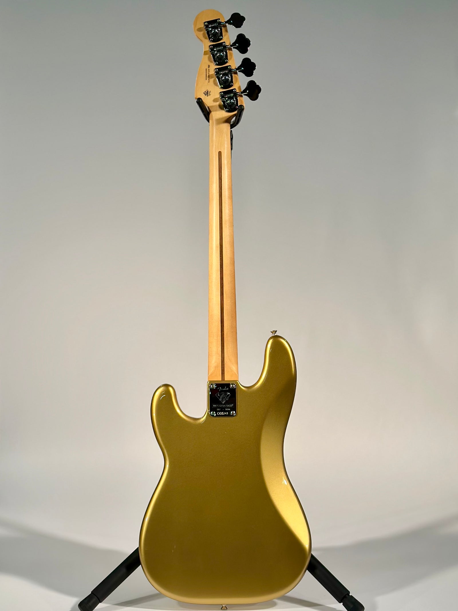 Fender 75th Anniversary Player II Precision Bass, Aztec Gold