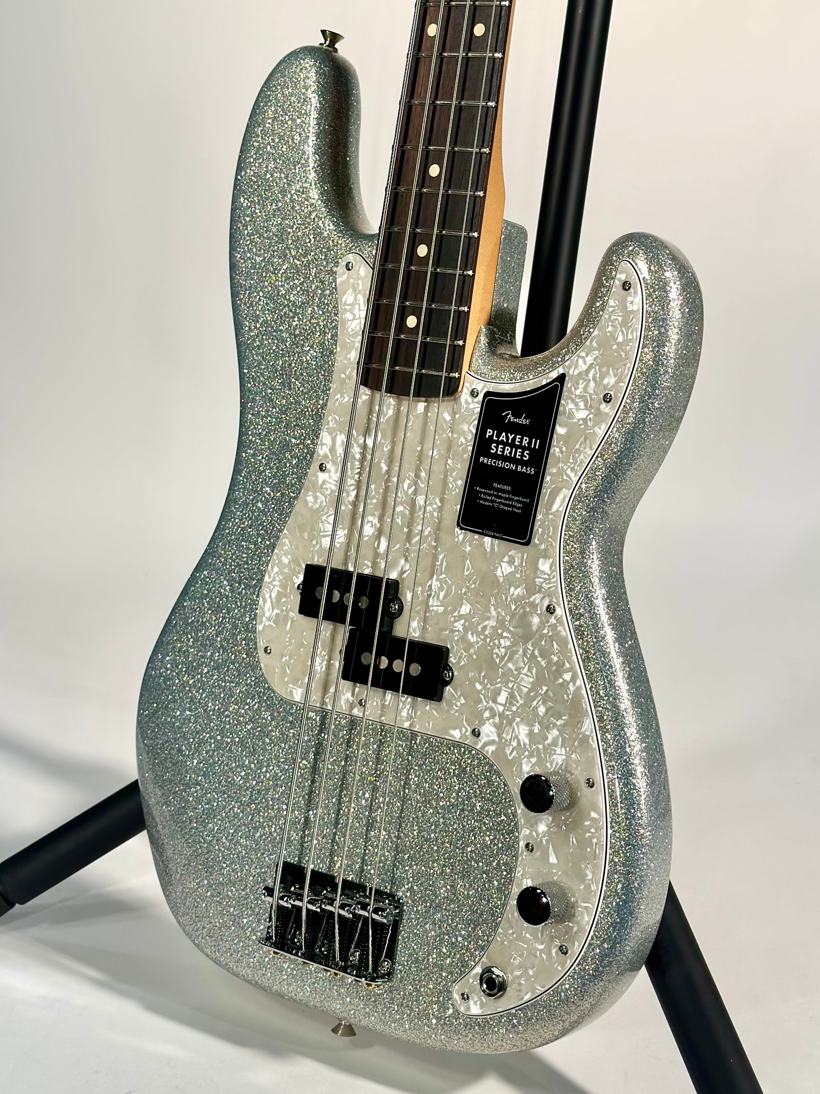 Fender 75th Anniversary Player II Precision Bass, Diamond Dust Sparkle
