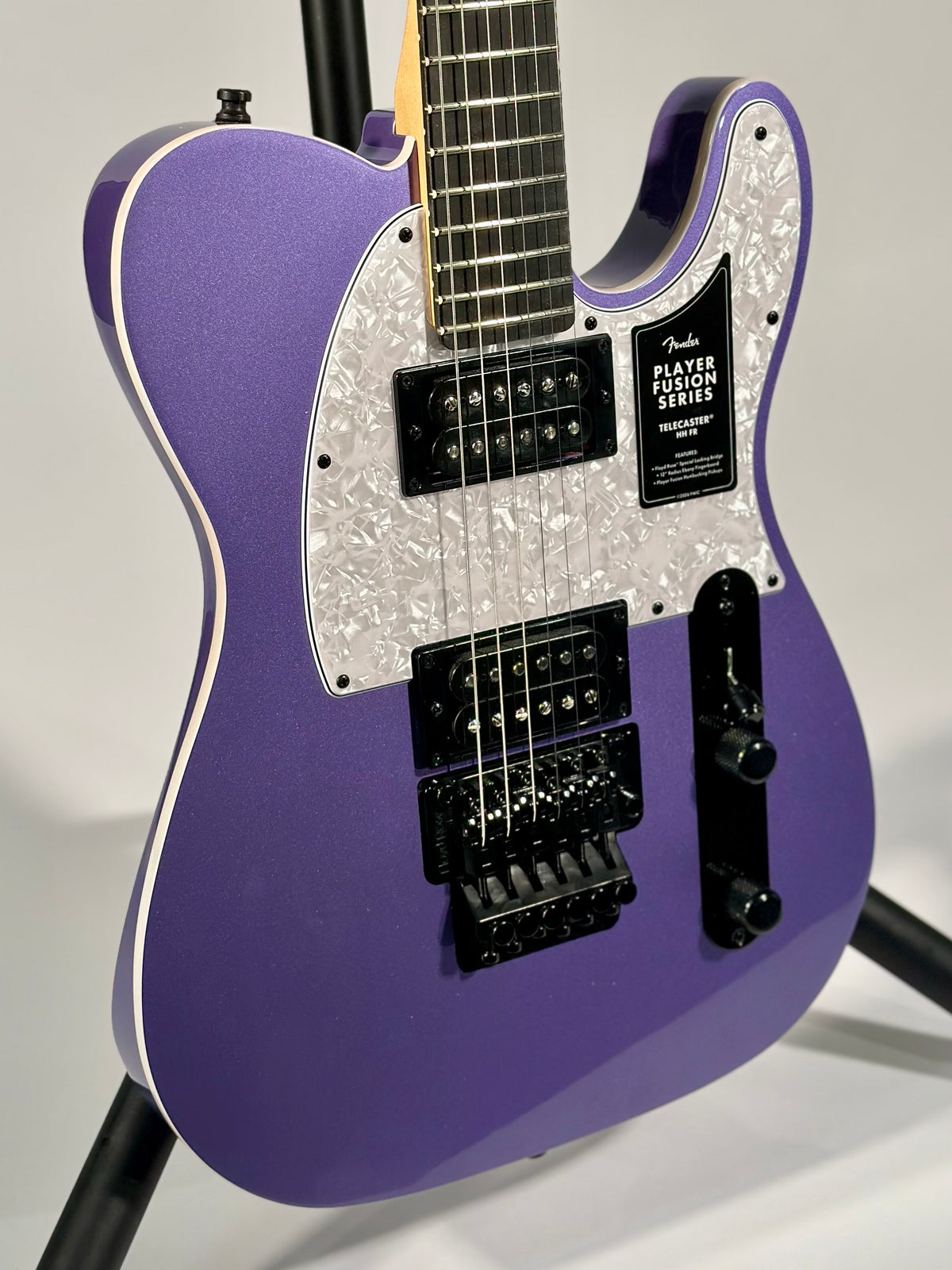 Fender Limited Edition Player Fusion Telecaster HH Floyd Rose, Aura Metallic