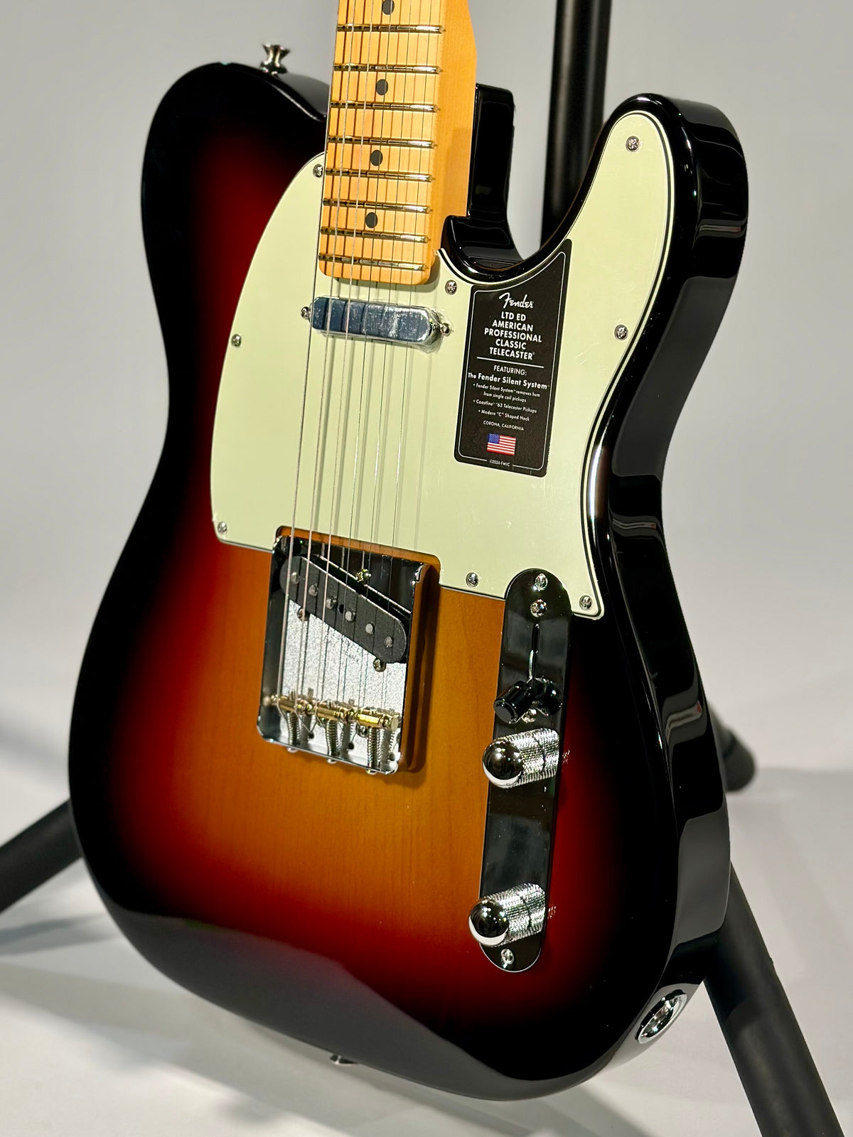 Fender Limited Edition American Professional Classic Silent System Telecaster, 3-Color Sunburst