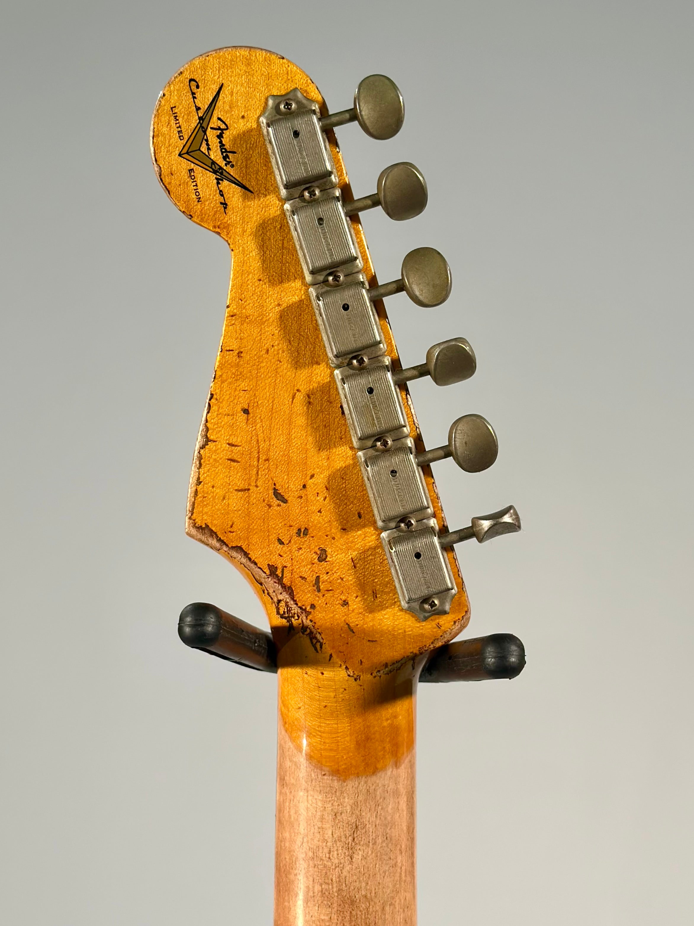 Fender Custom Shop Limited Edition 1961 Stratocaster Super Heavy Relic, Aged Sonic Blue Over 3-Tone Sunburst