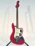 Fender Vintera III Early '60s Bass VI, Candy Apple Red