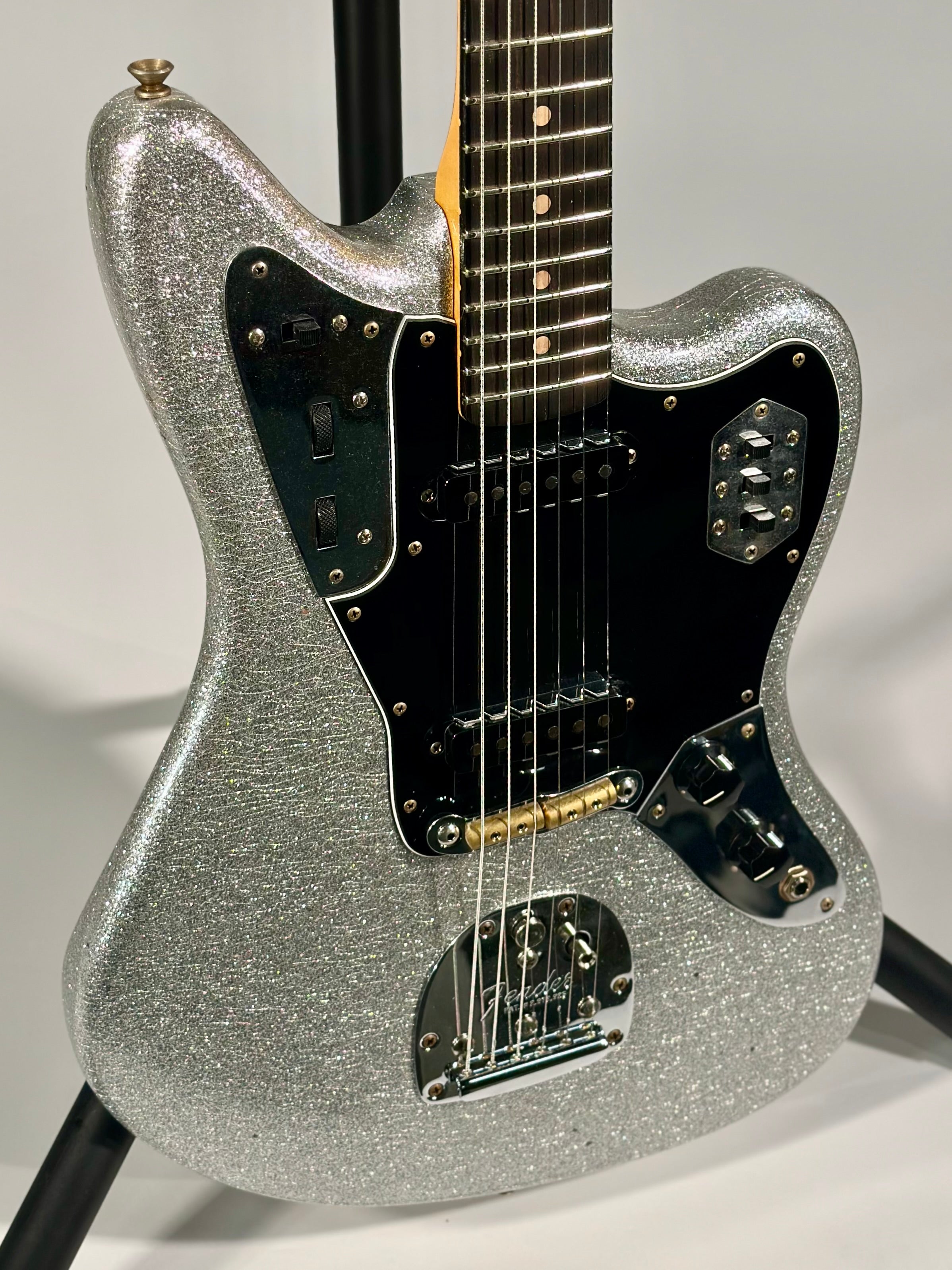 Fender Custom Shop 1962 Jaguar Journeyman Relic, Silver Sparkle