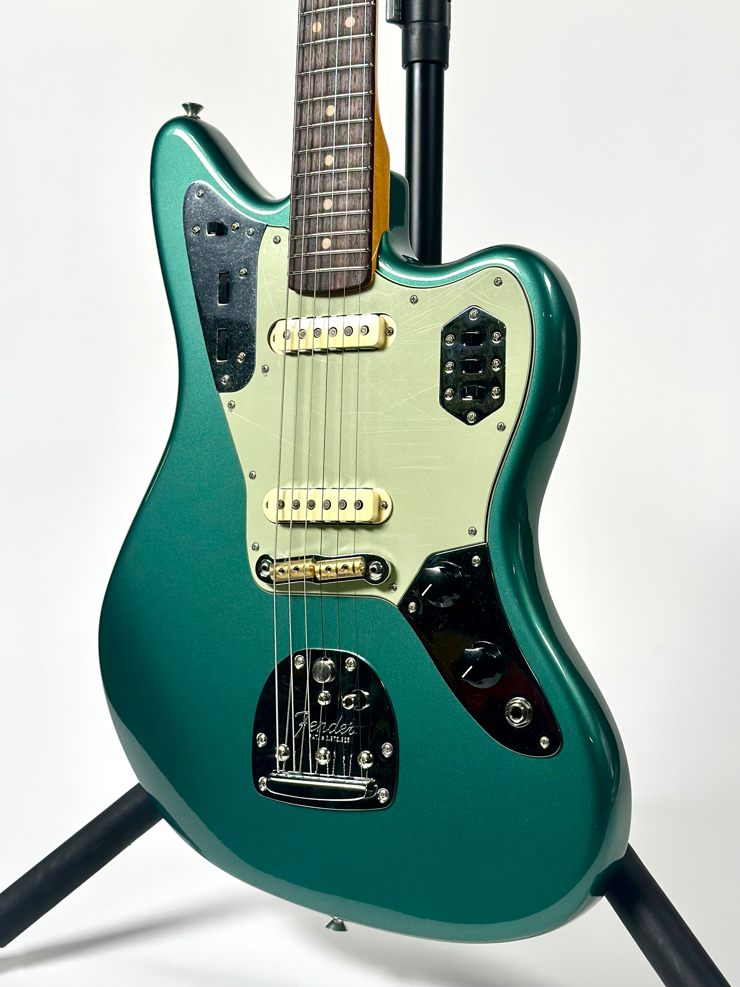 Fender Custom Shop 1963 Jaguar Time Capsule Package, Faded Sherwood Green Metallic