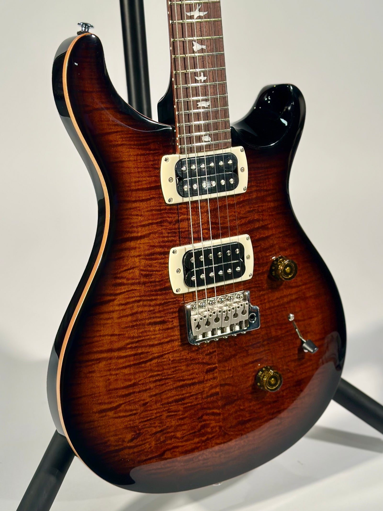 PRS SE Custom 24, Black Gold Sunburst