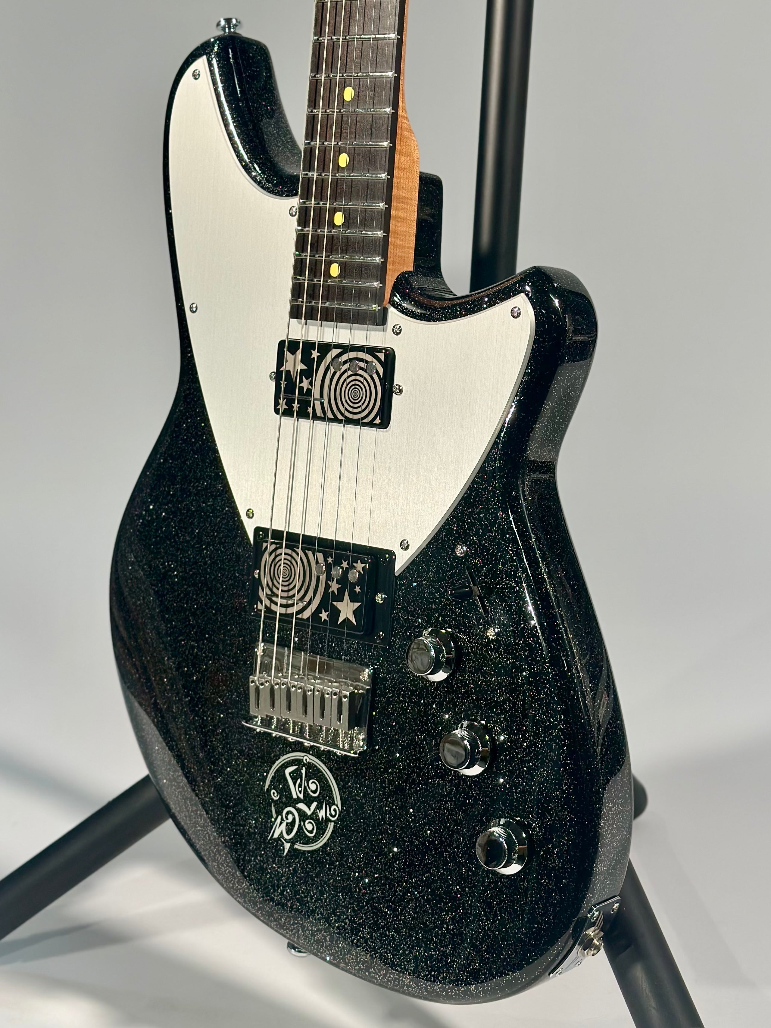 Reverend Billy Corgan Signature Z-One Infinite Sadness Edition, Black Sparkle